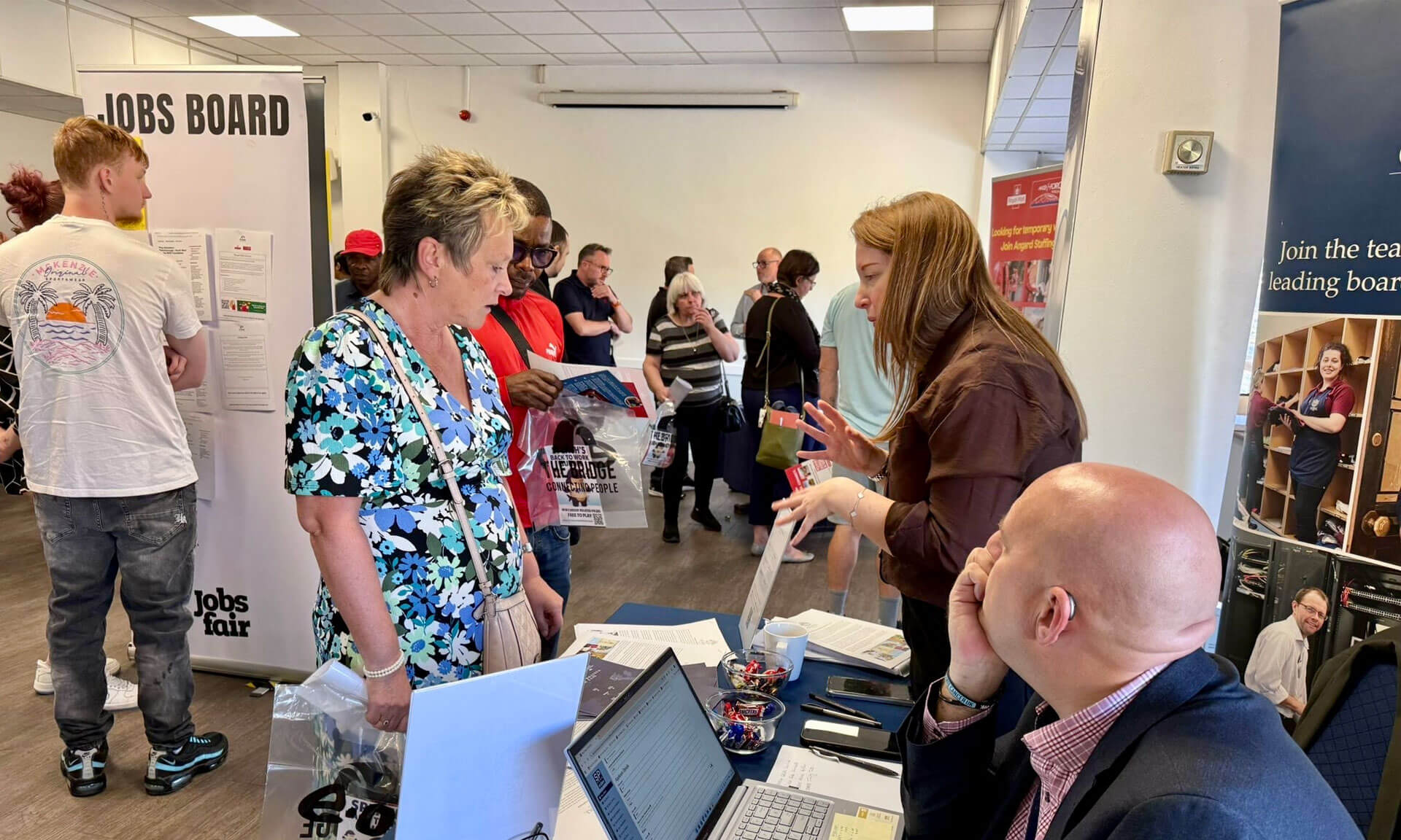 Peterborough Jobs Fair in action