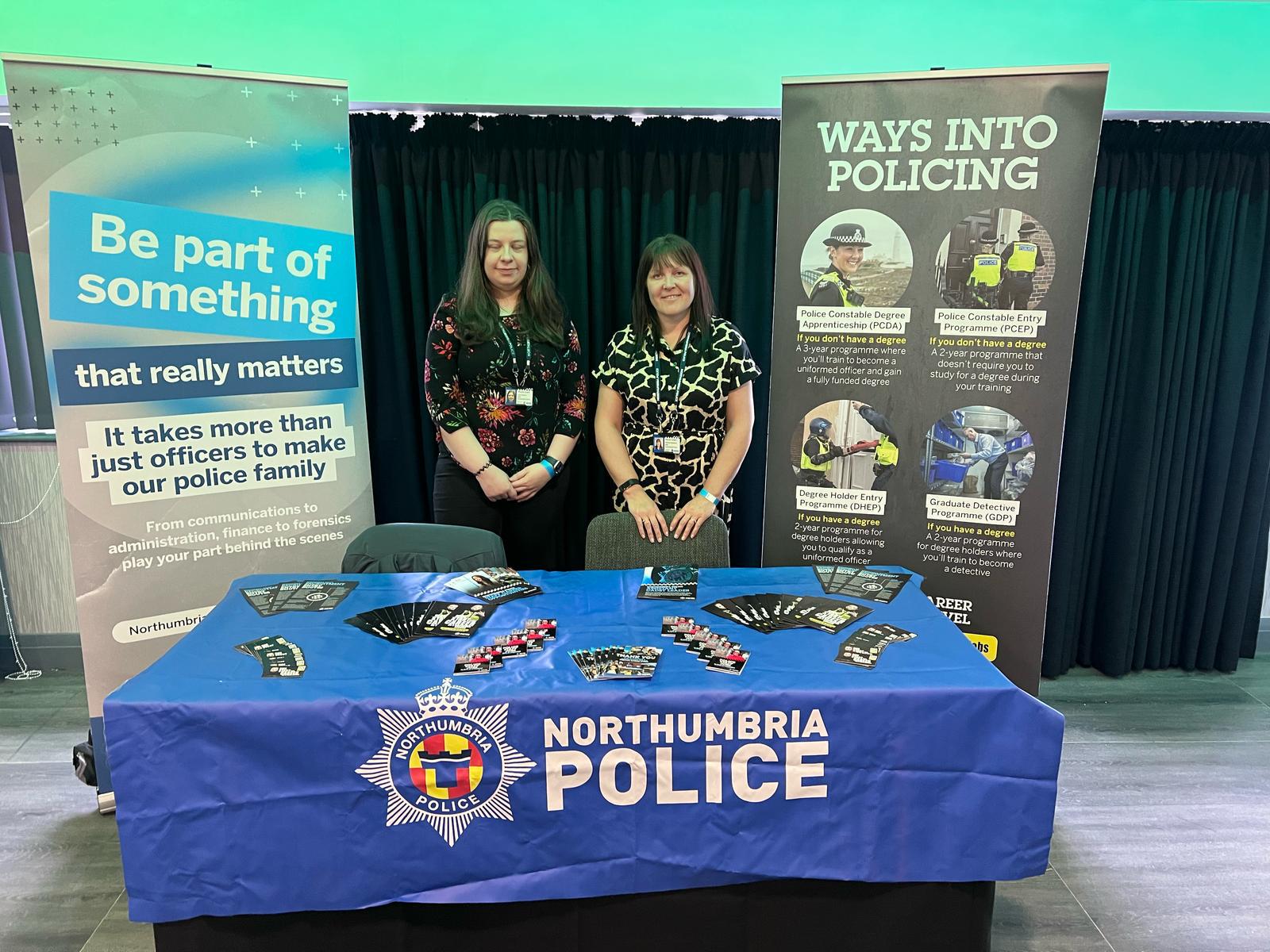 Northumbria Police at our event in Newcastle