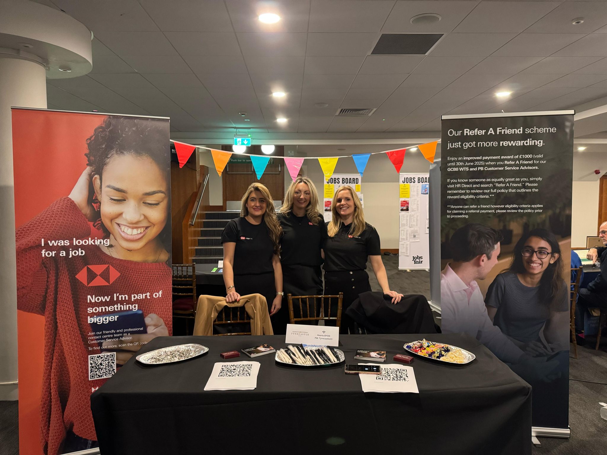HSBC at our event in Edinburgh