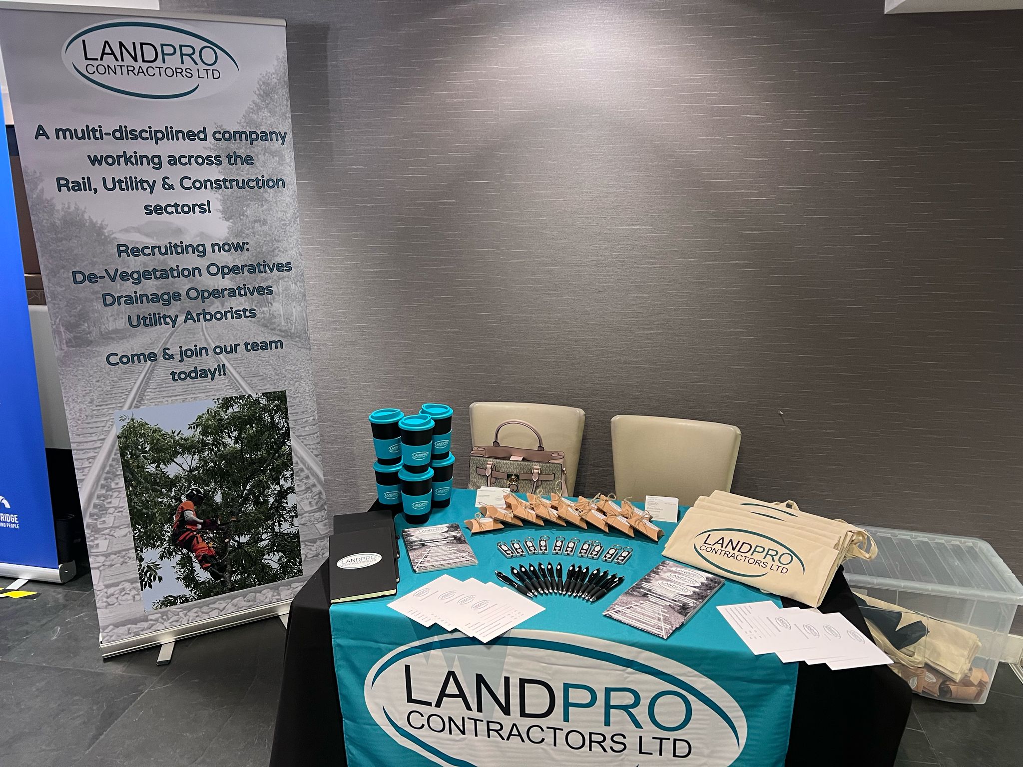Landpro Contractors Ltd at our event in South London
