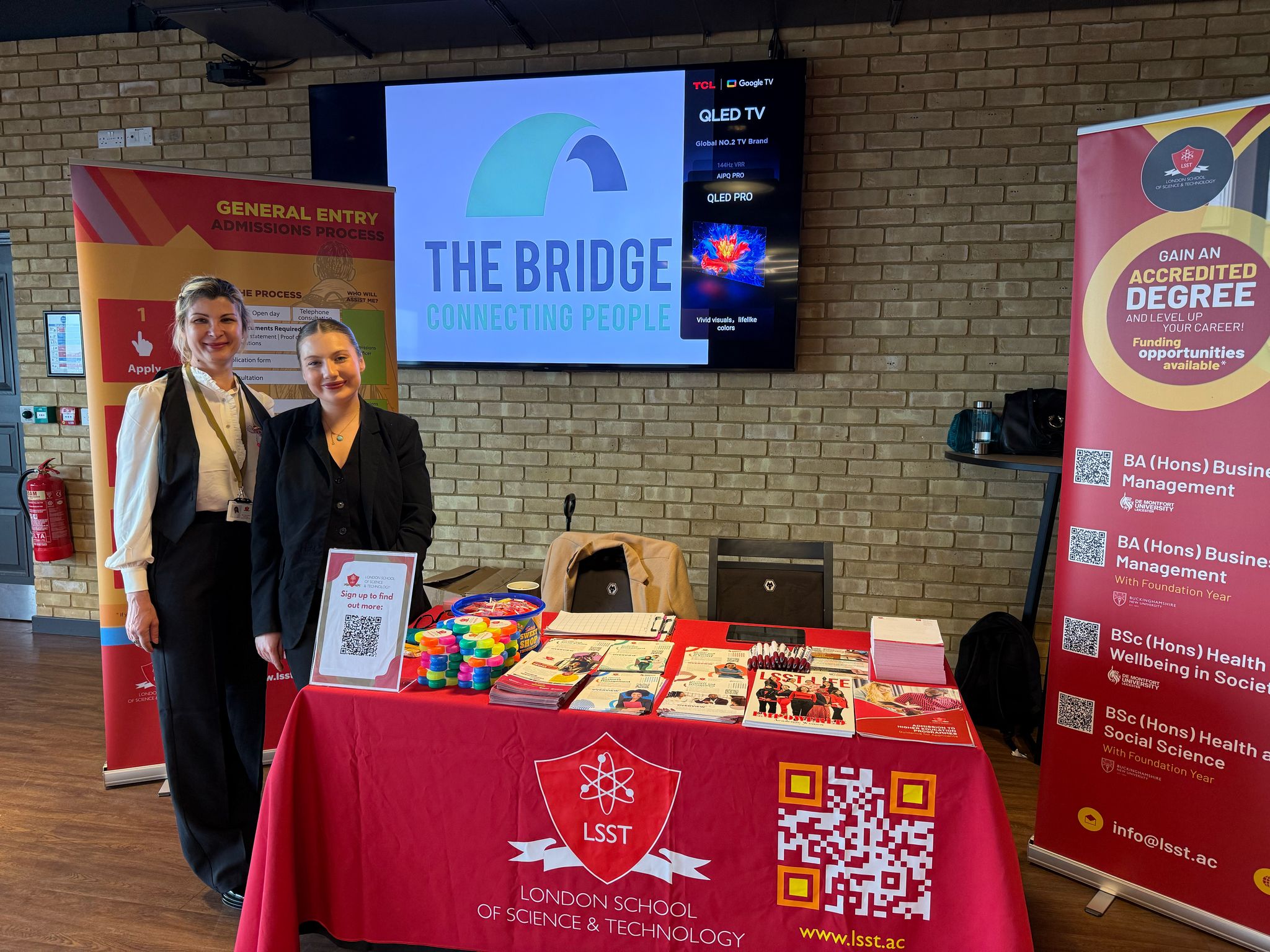 London School of Science and Technology at our event in Wolverhampton