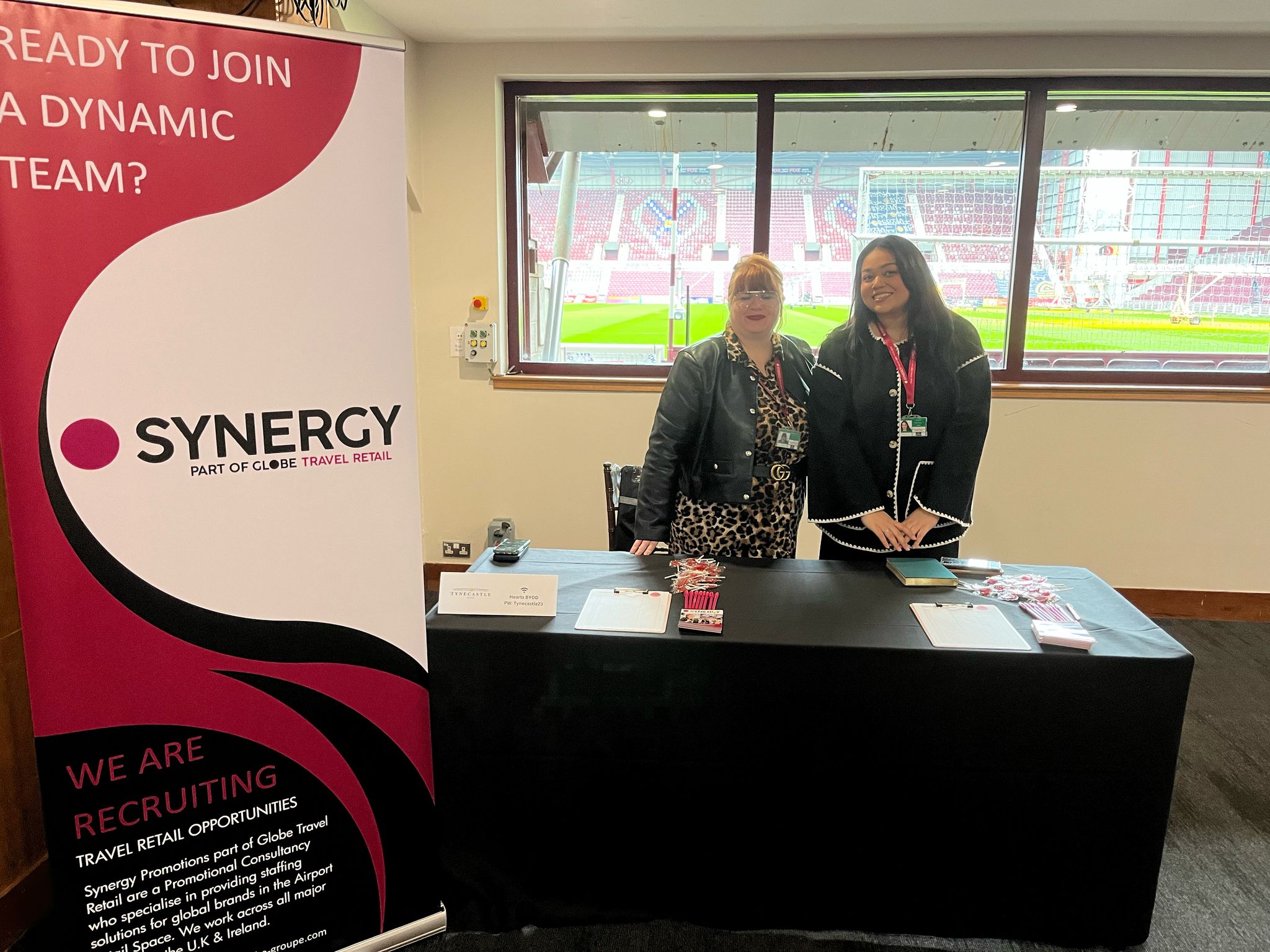 Synergy Promotions at our event in Edinburgh