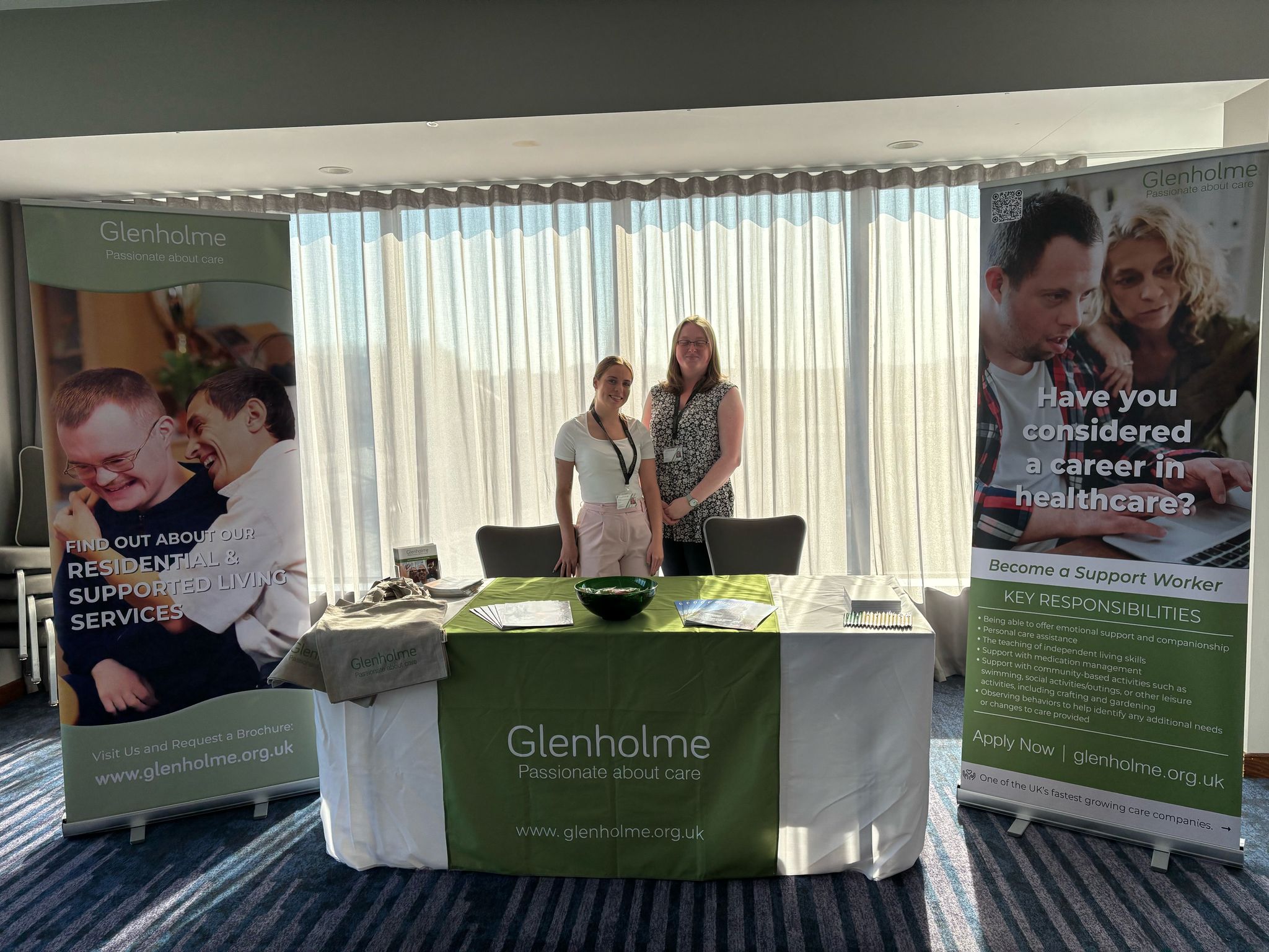 Glenholme Healthcare at our event in Lincoln
