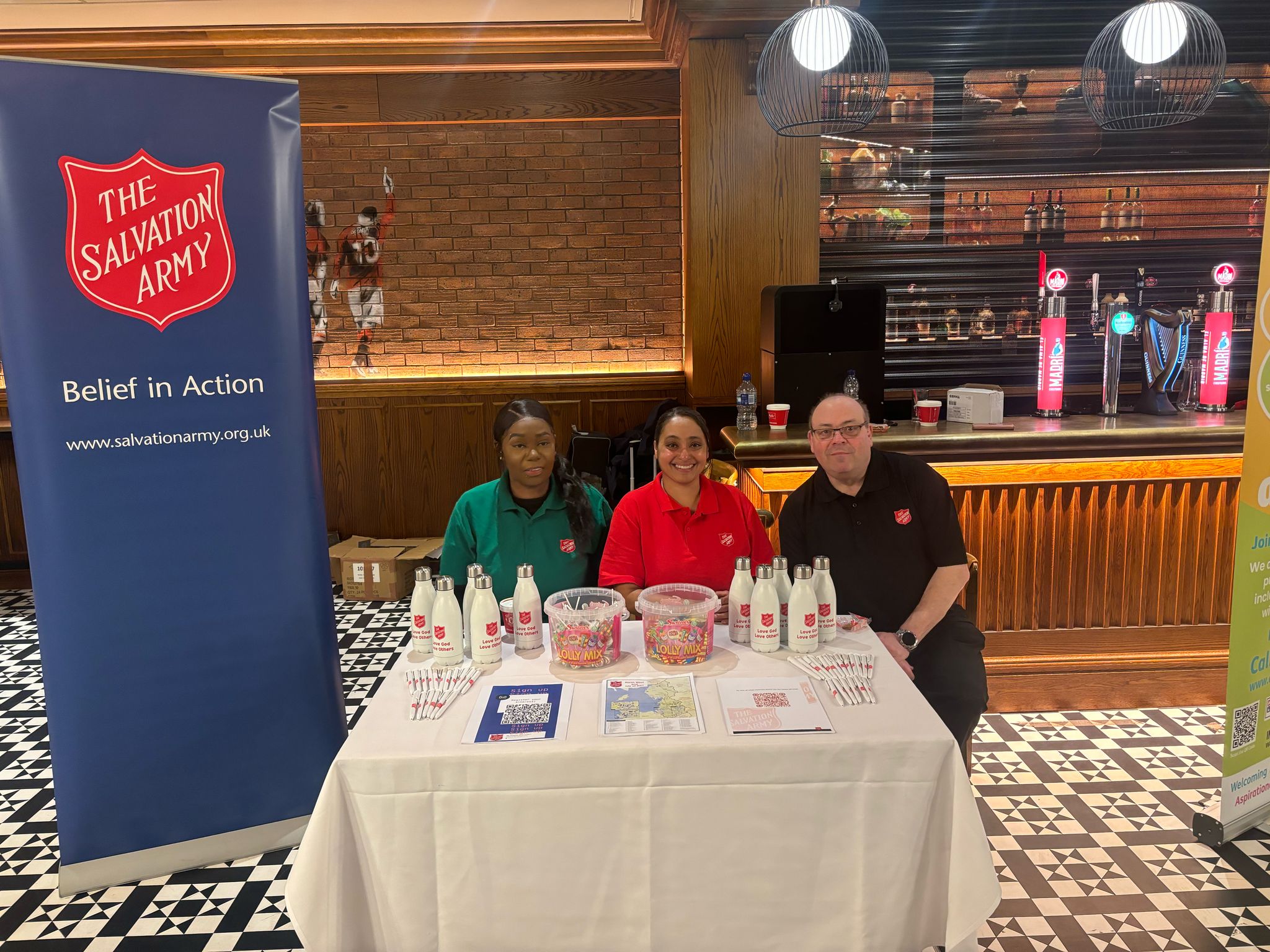 Salvation Army at our event in Manchester