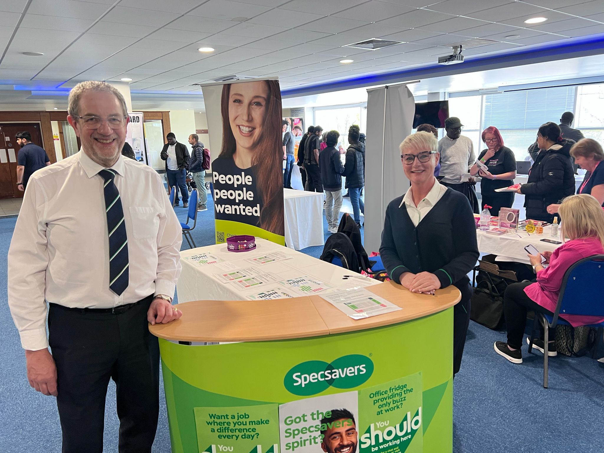 Specsavers at our event in Preston