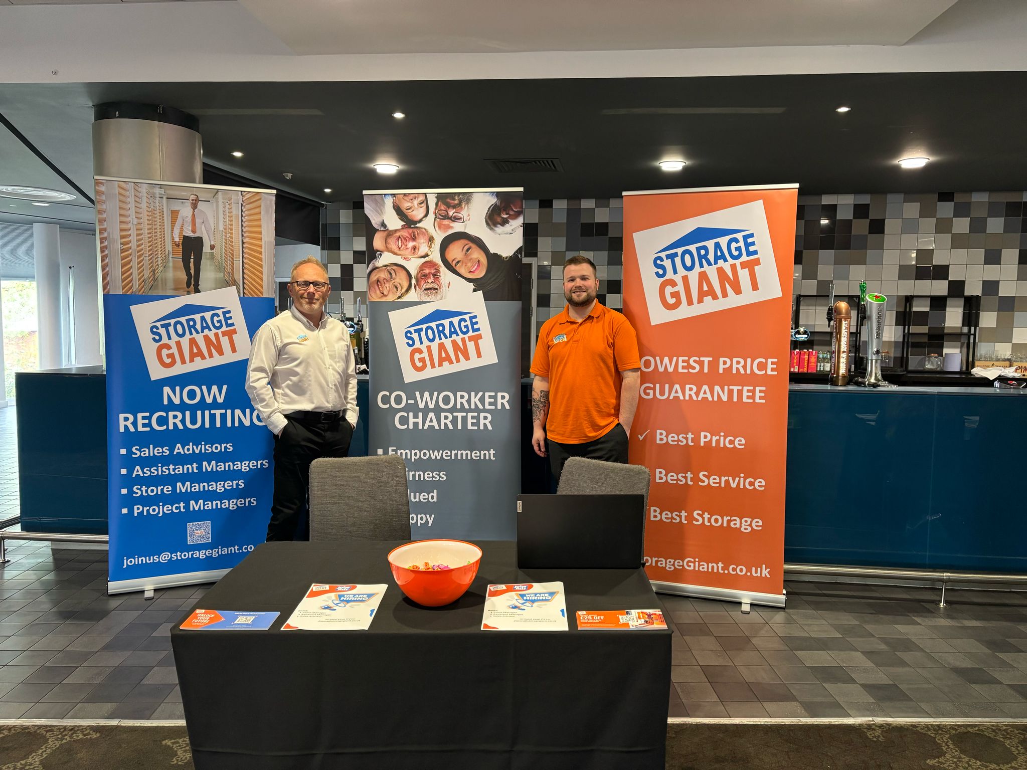 Storage Giant at our event in Bristol