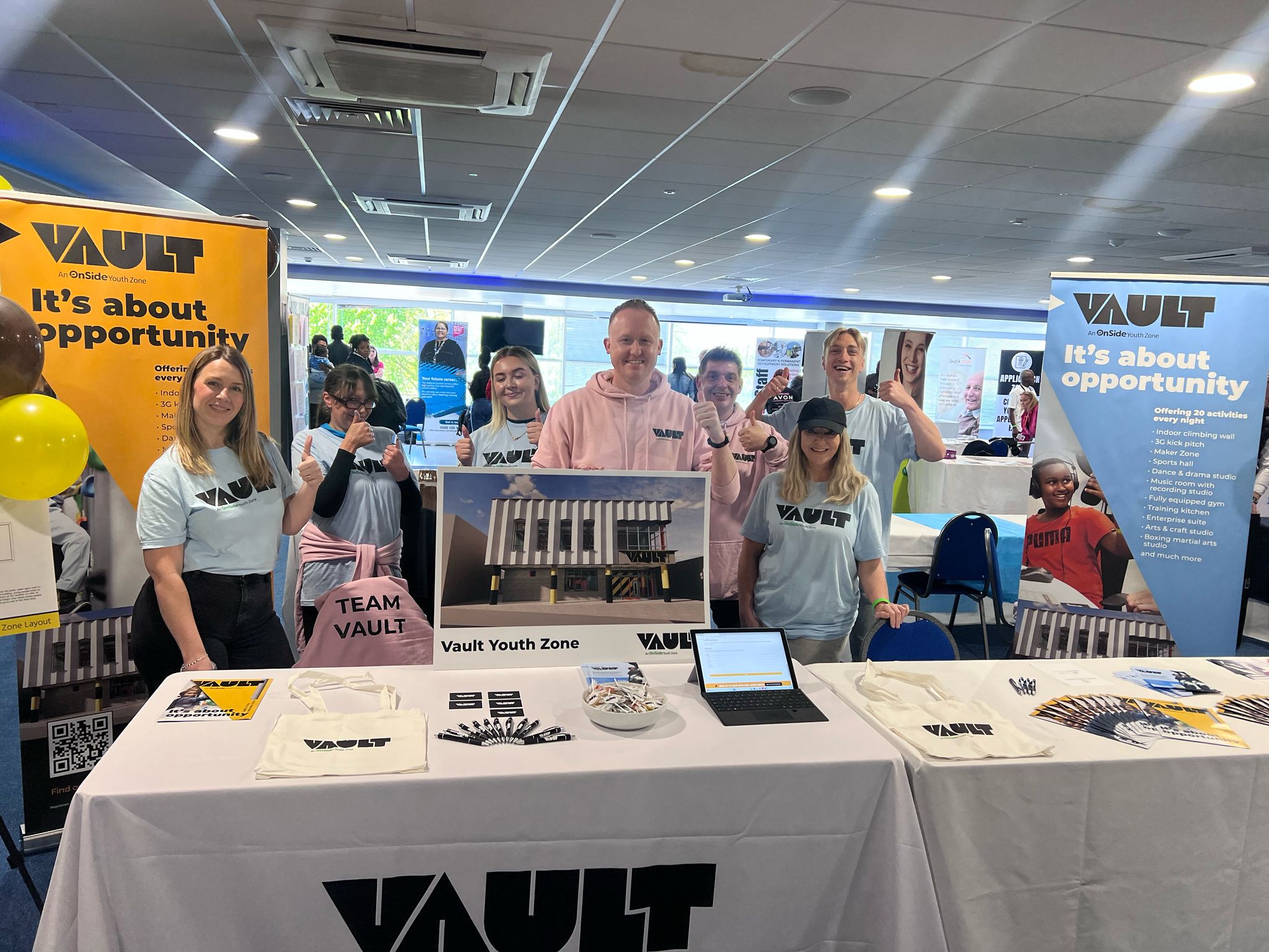 Vault Youth Zone at our event in Preston