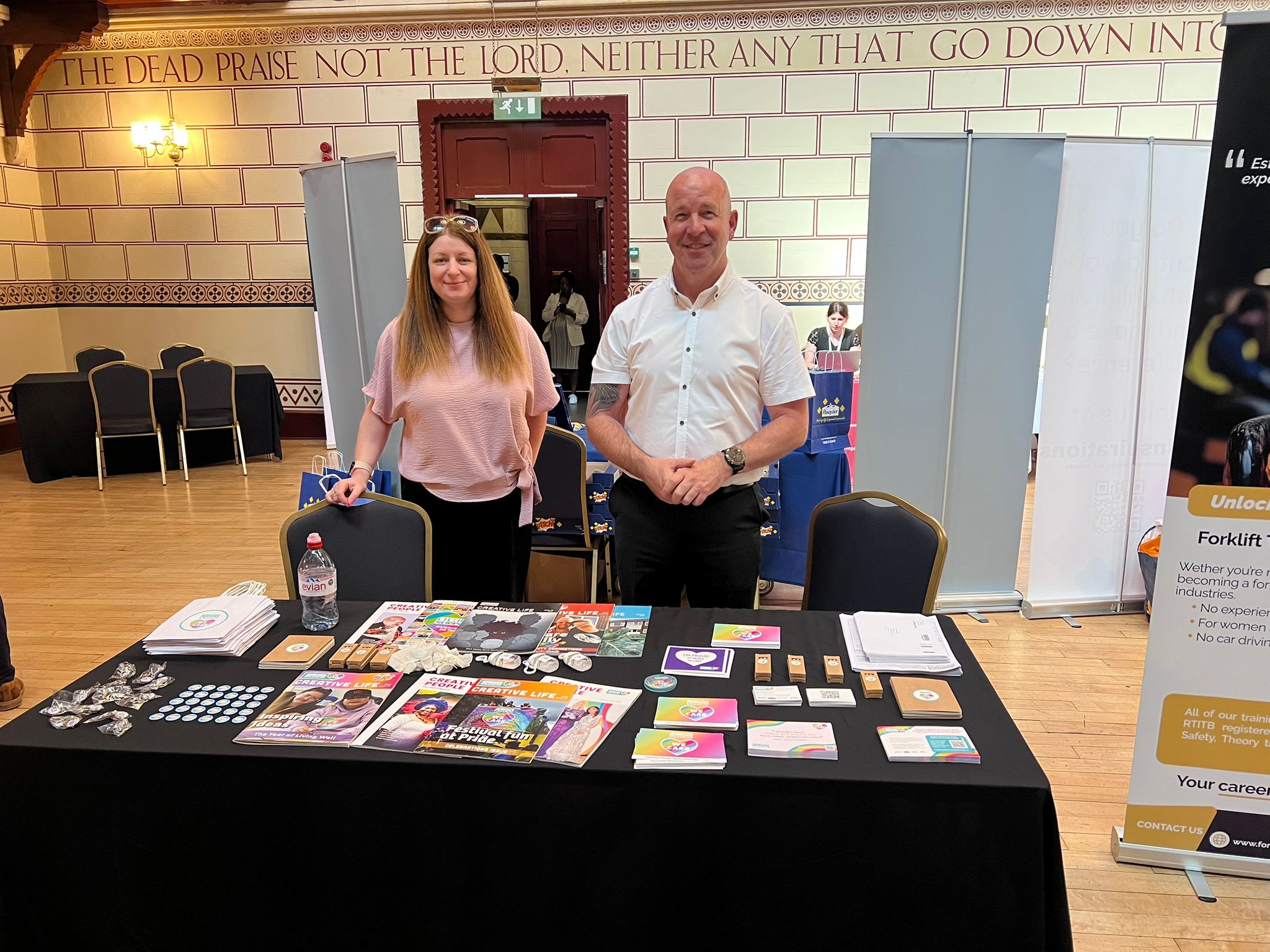 Creative Support at our event in Northampton