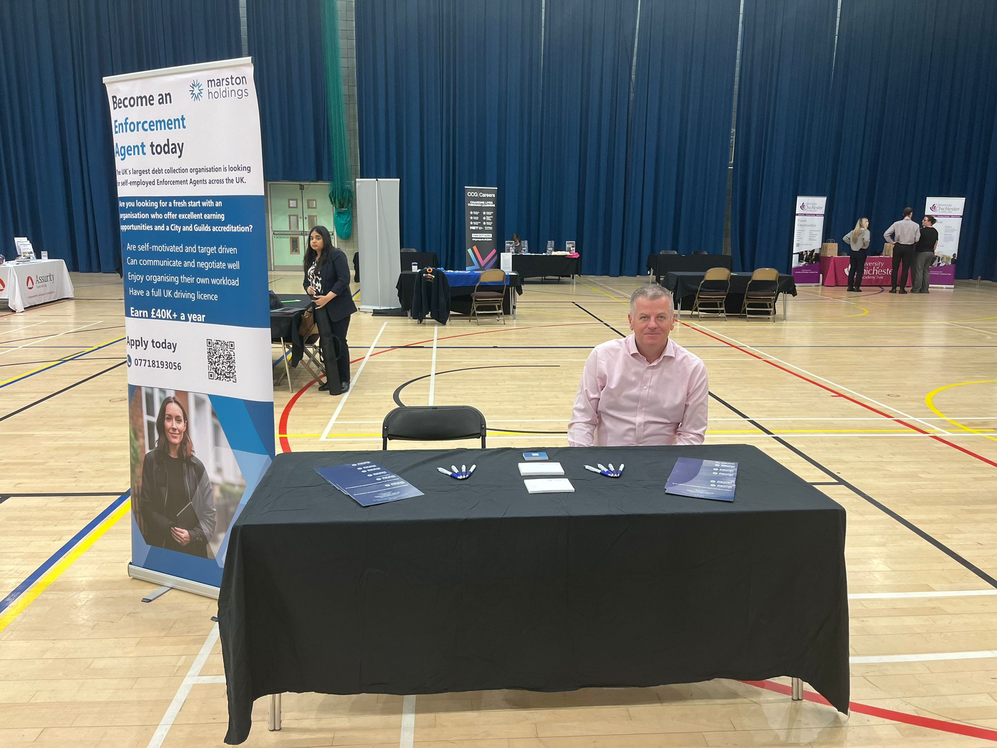 Marston at our event in Crawley