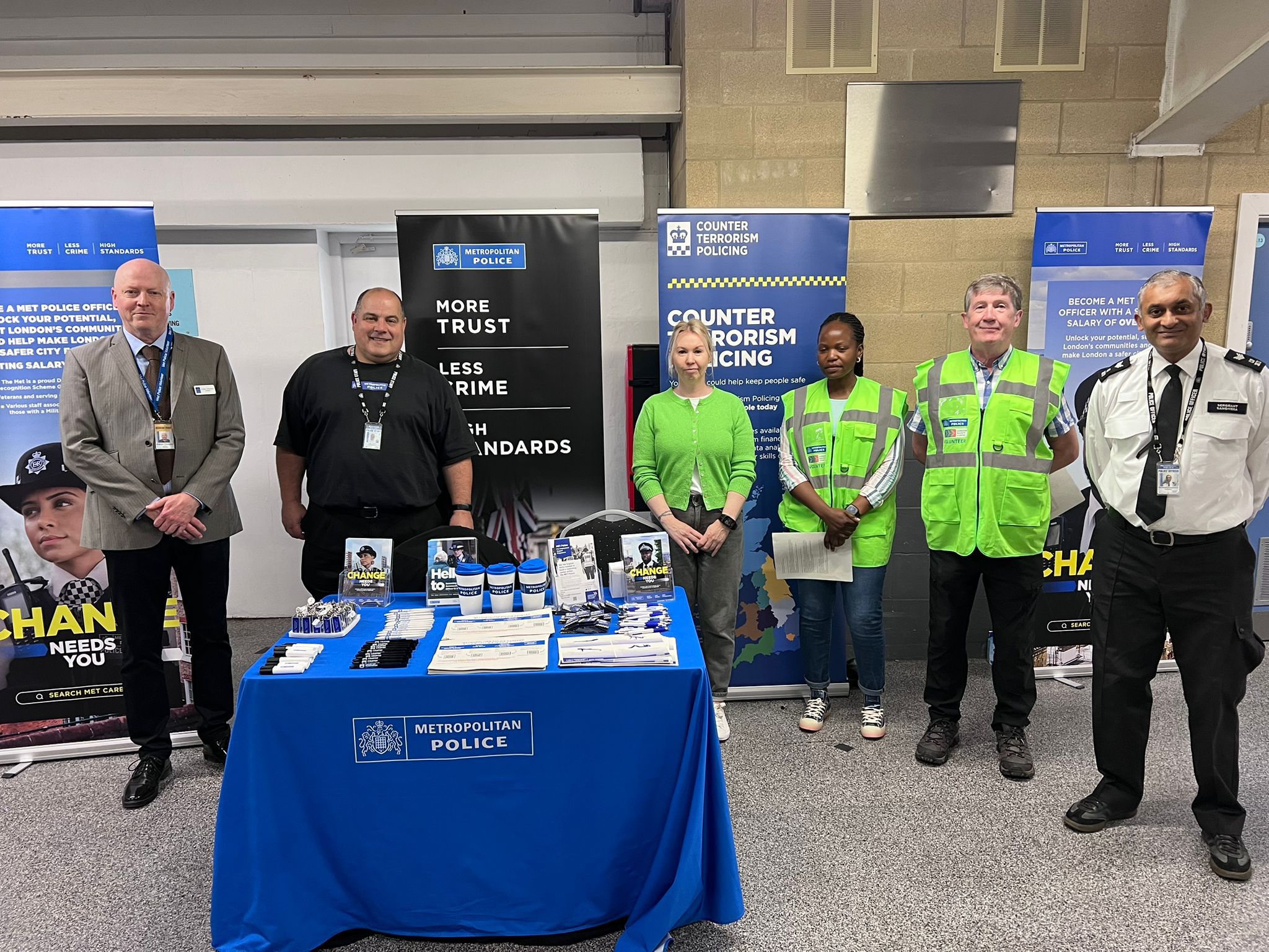 Metropolitan Police at our event in Central London