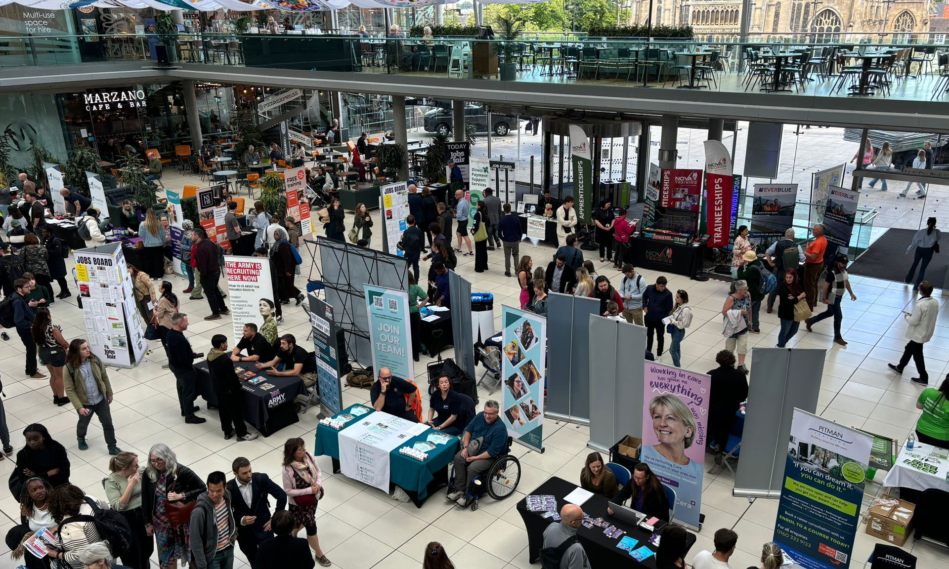 Norwich Jobs Fair in action