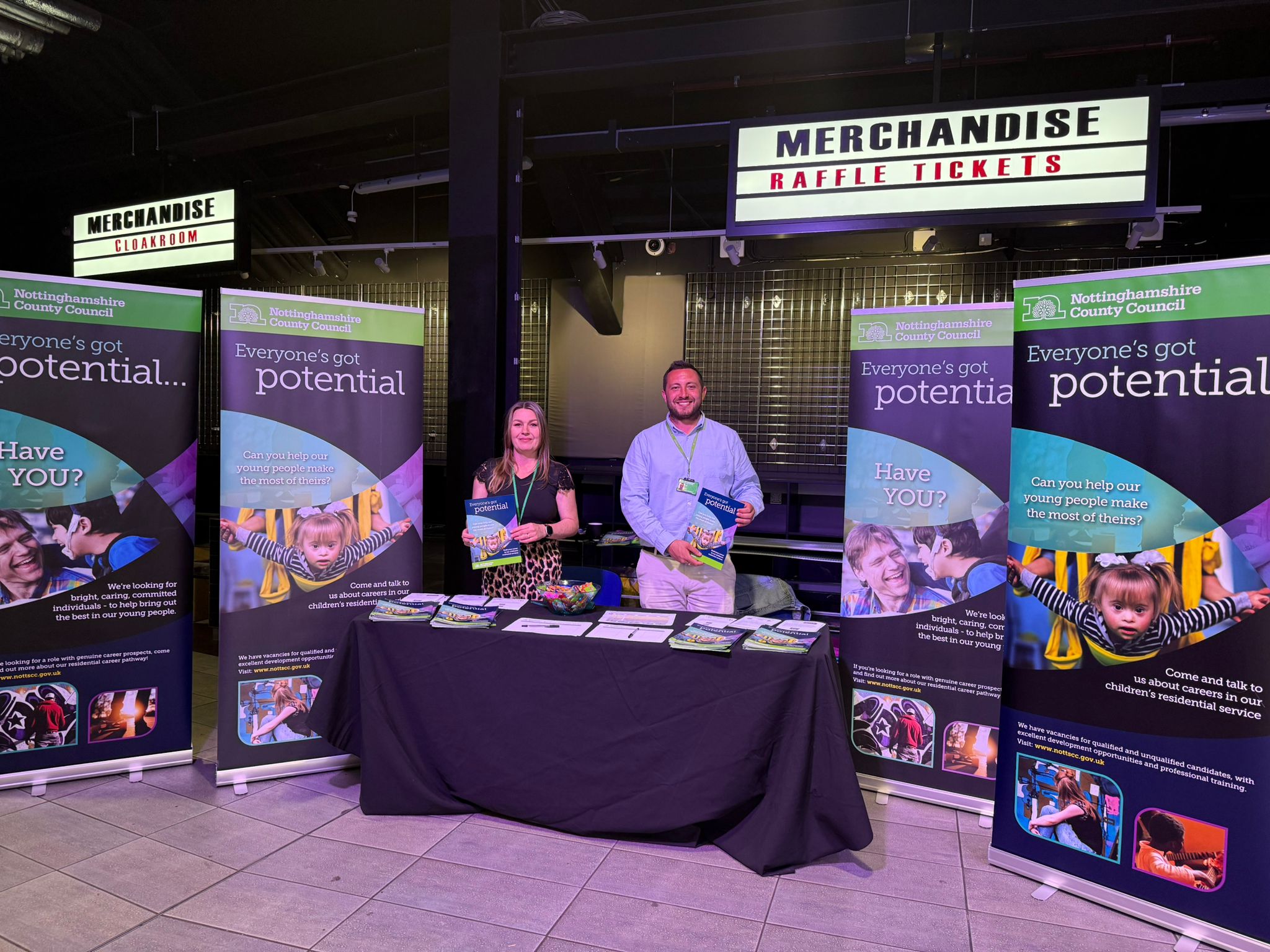 Nottingham County Council at our event in Nottingham