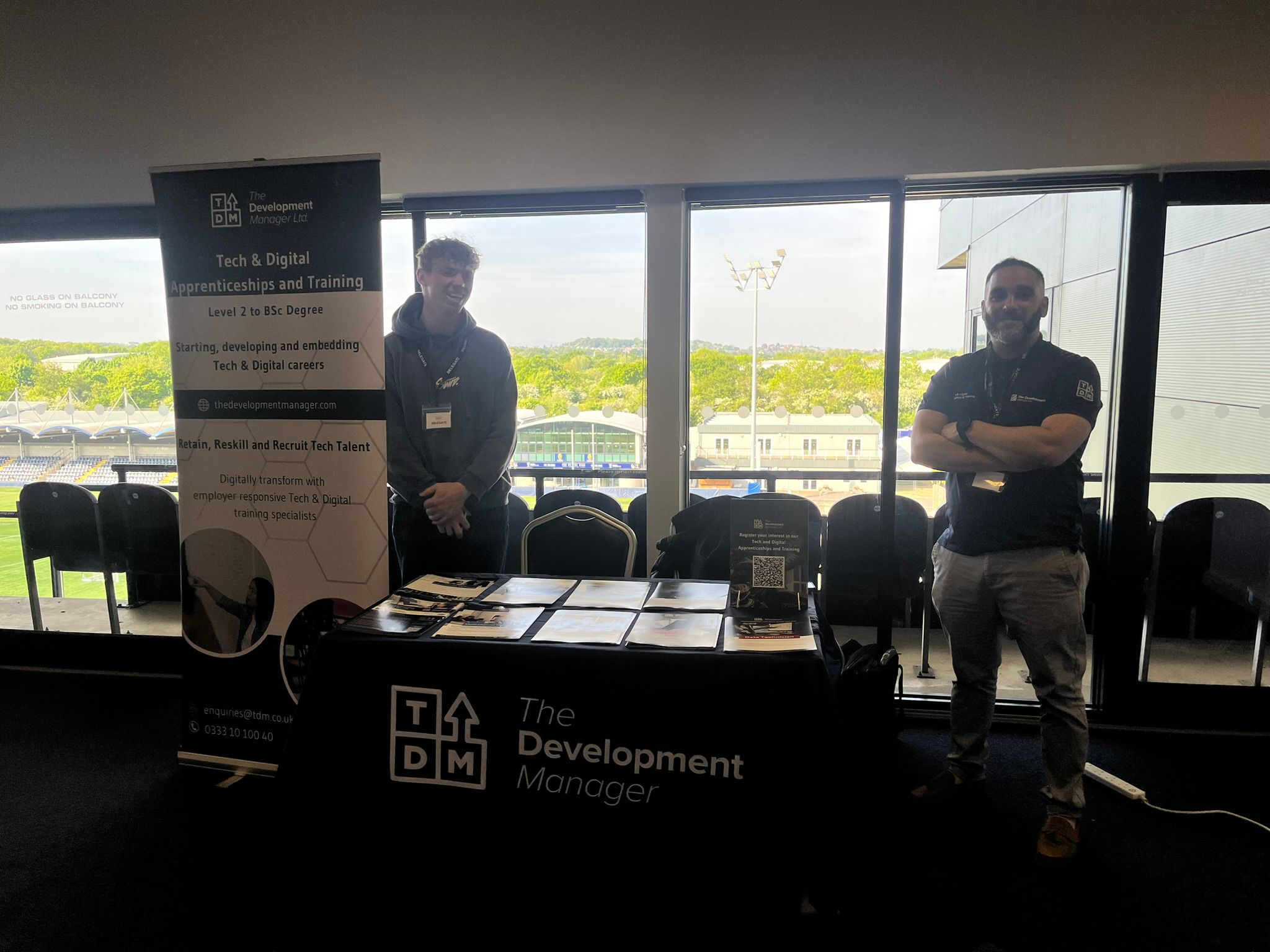 The Development Manager at our event in Worcester