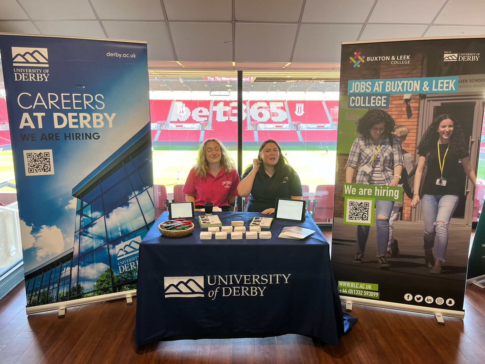 University of Derby at our event in Stoke-on-Trent