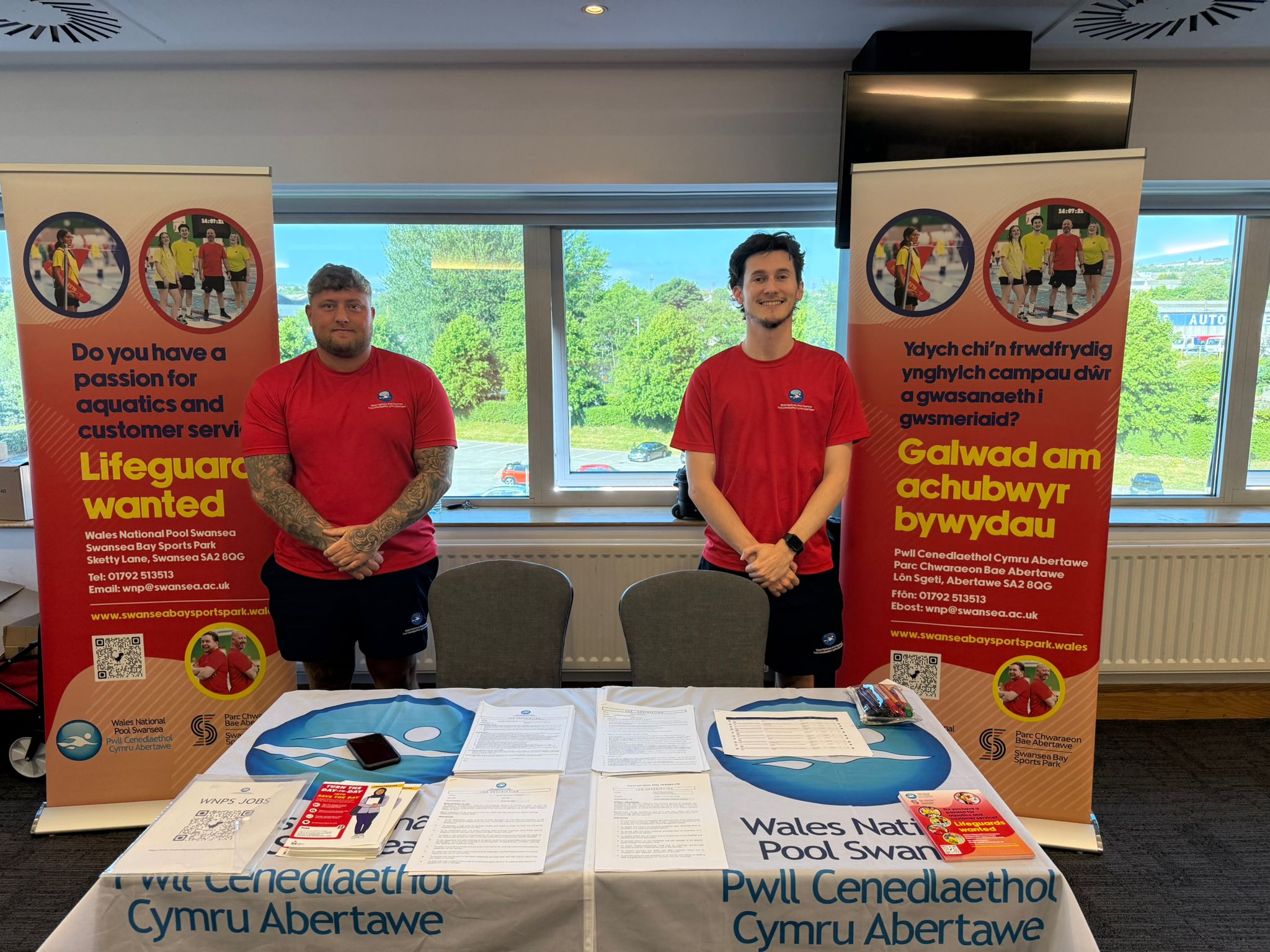 Wales National Pool Swansea at our event in Swansea