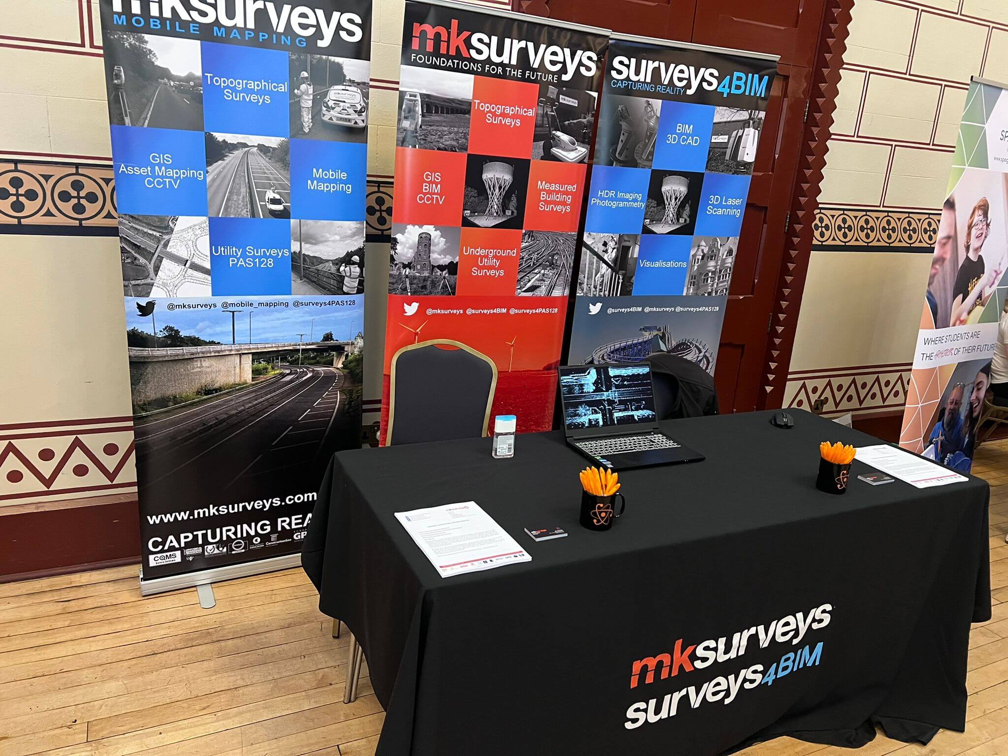 MK Surveys at our event in Northampton