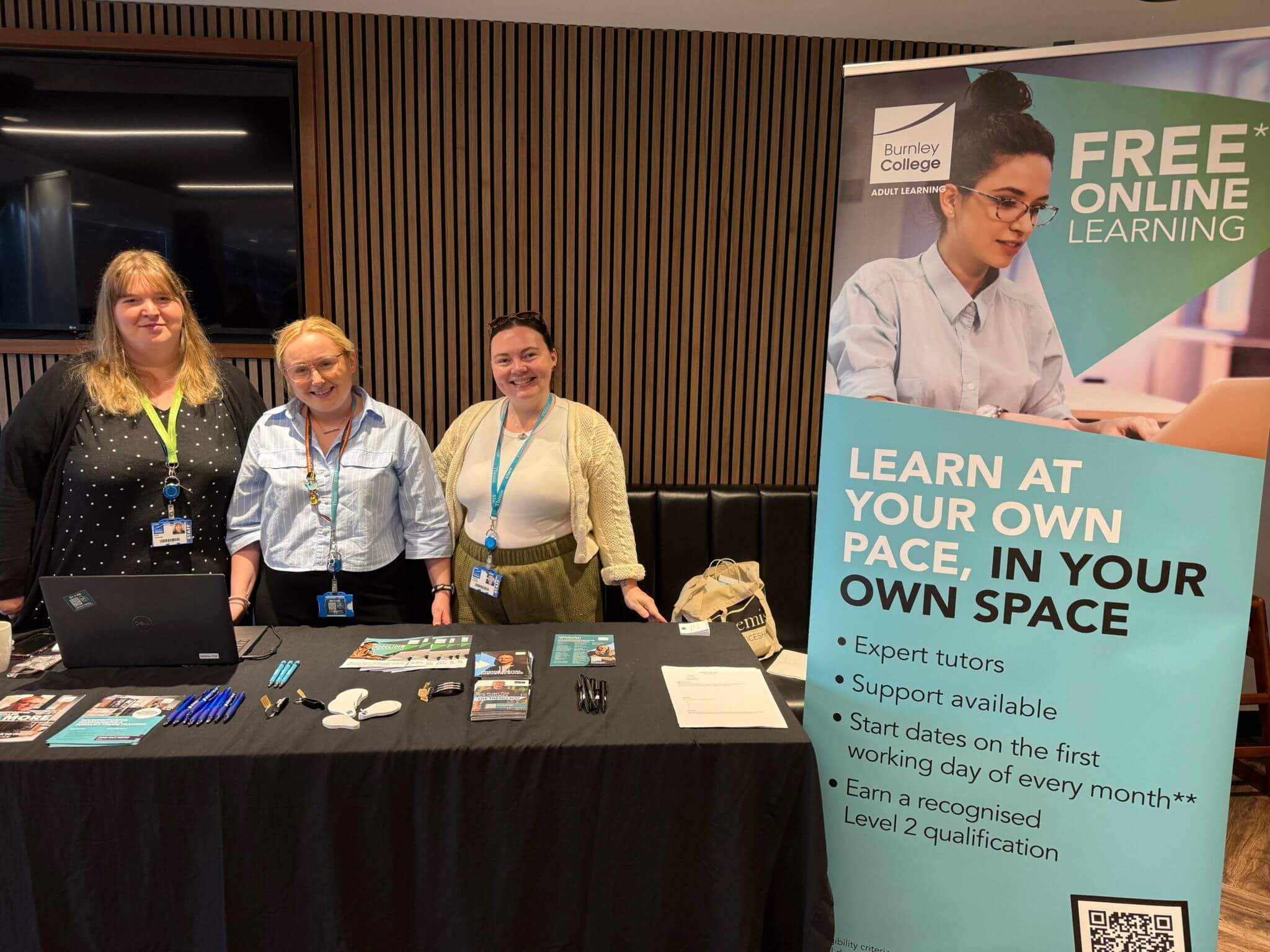 Burnley College at our event in Burnley