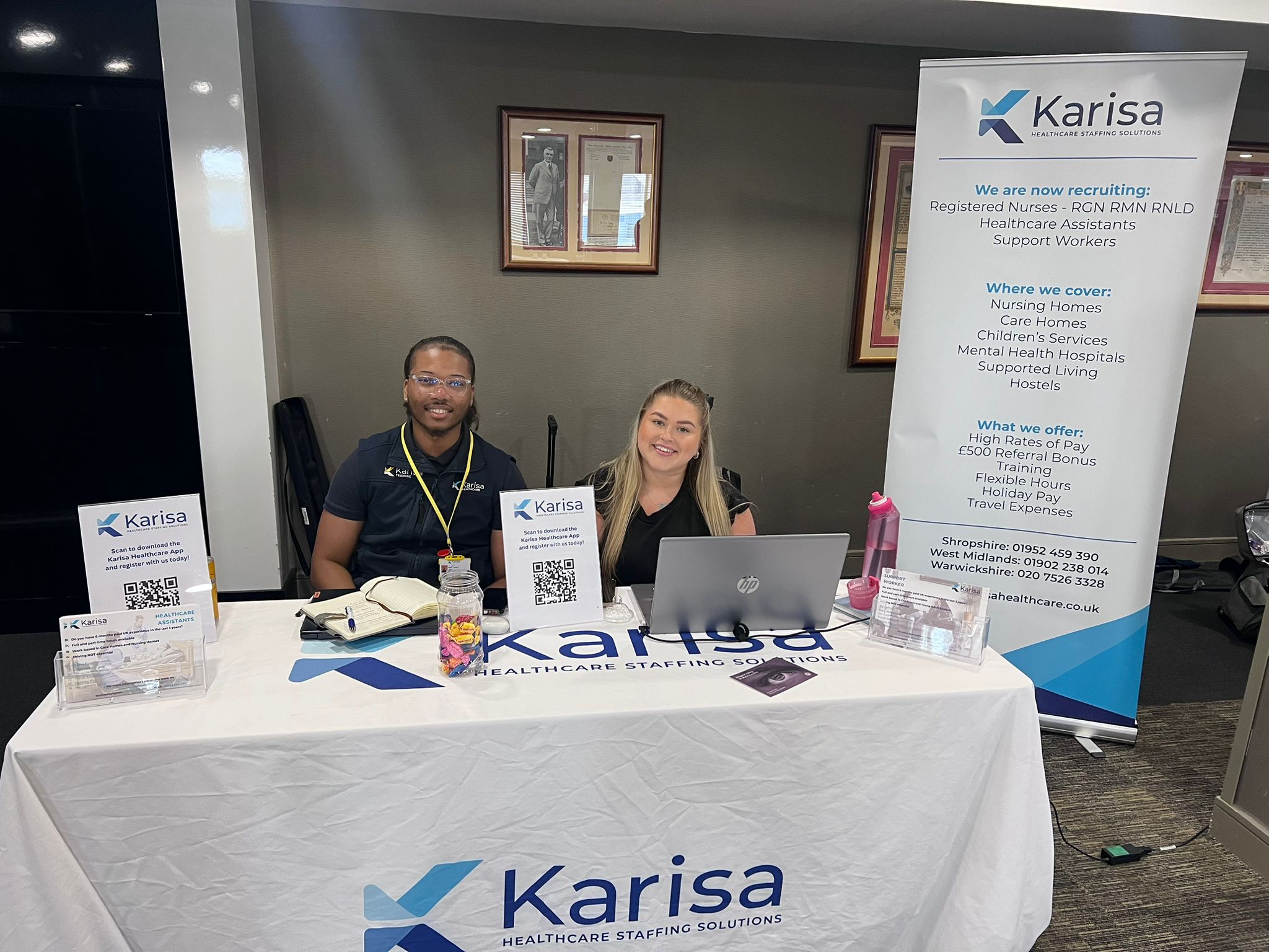 Karisa Healthcare at our event in West Brom