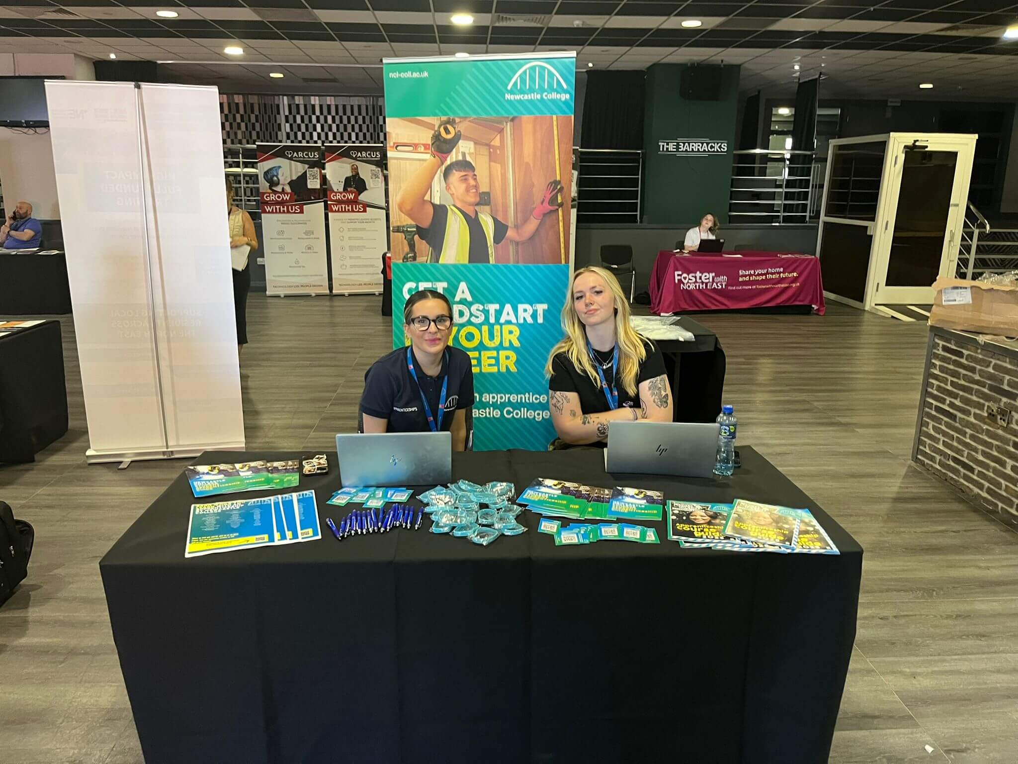 Newcastle College at our event in Newcastle