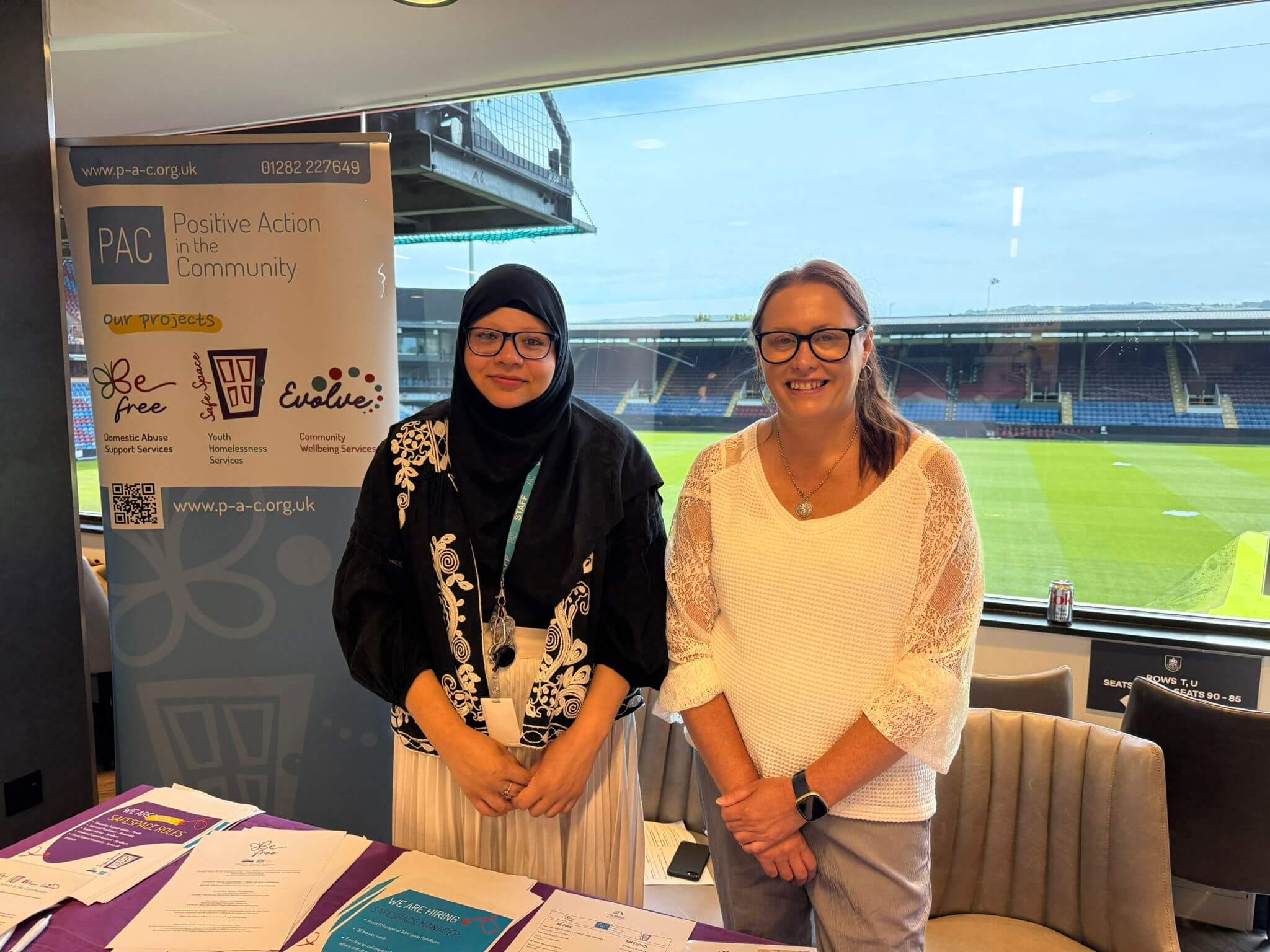 Positive Action in the Community at our event in Burnley