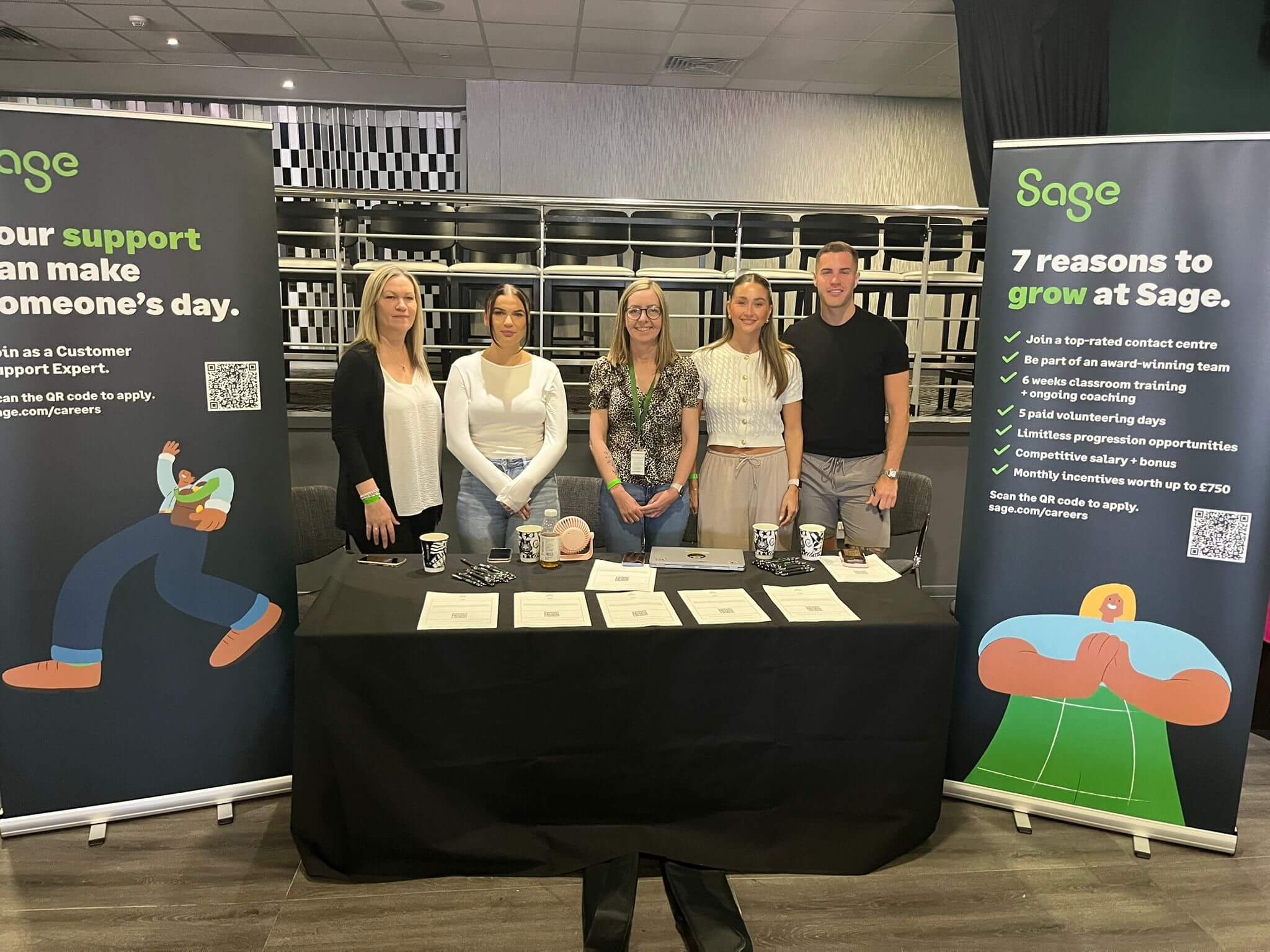 Sage at our event in Newcastle