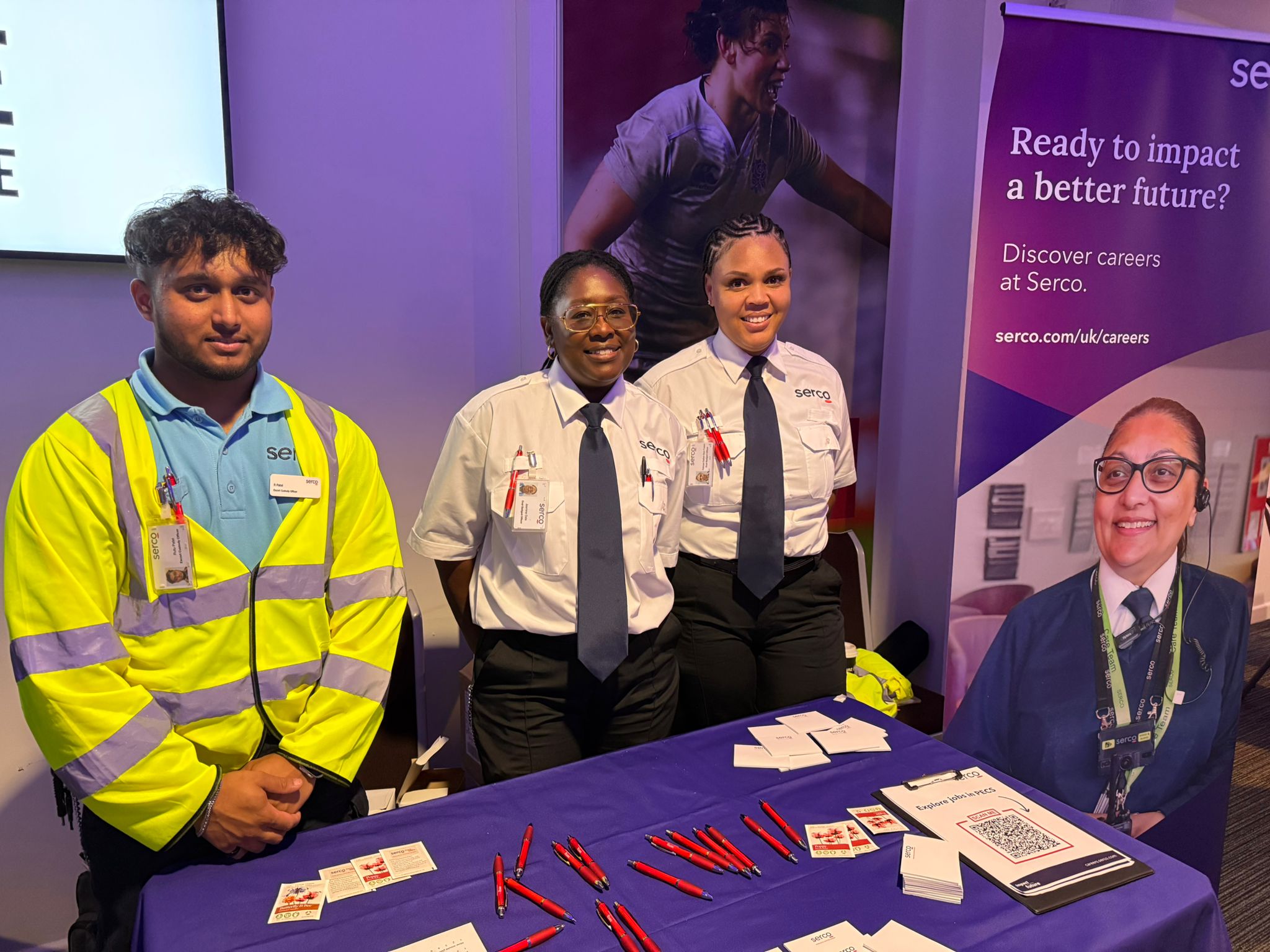 Serco at our event in West London