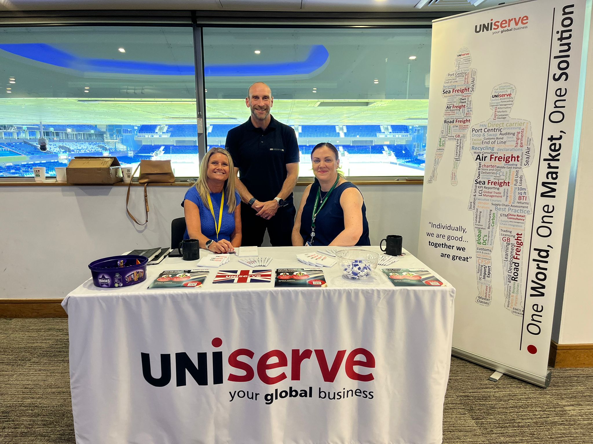 Uniserve  at our event in Ipswich