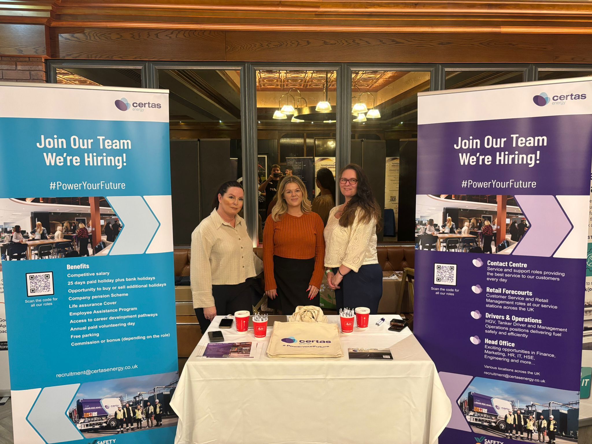 Certas Energy at our event in Manchester