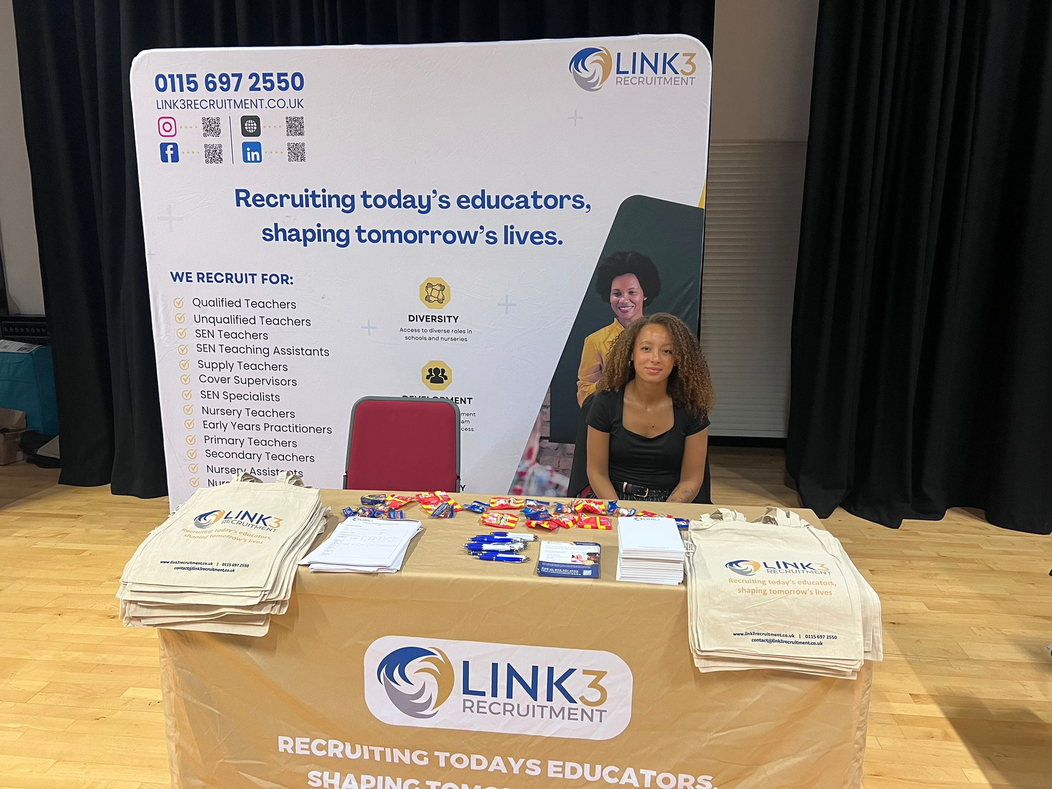 Link3 Recruitment at our event in Leicester