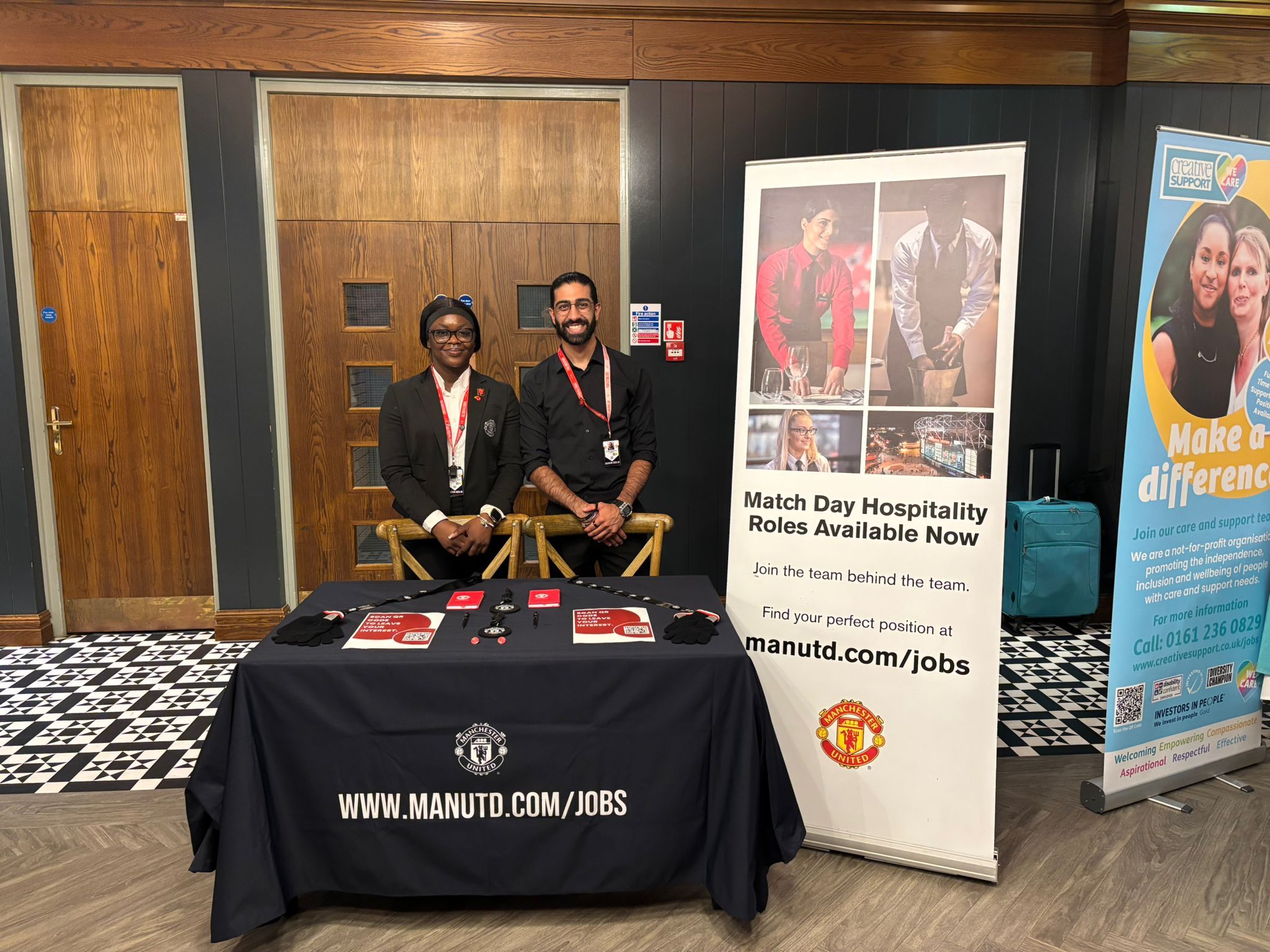 Manchester United at our event in Manchester