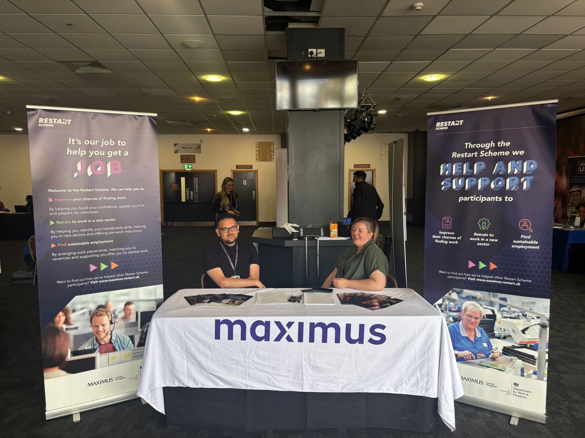Maximus at our event in Bradford