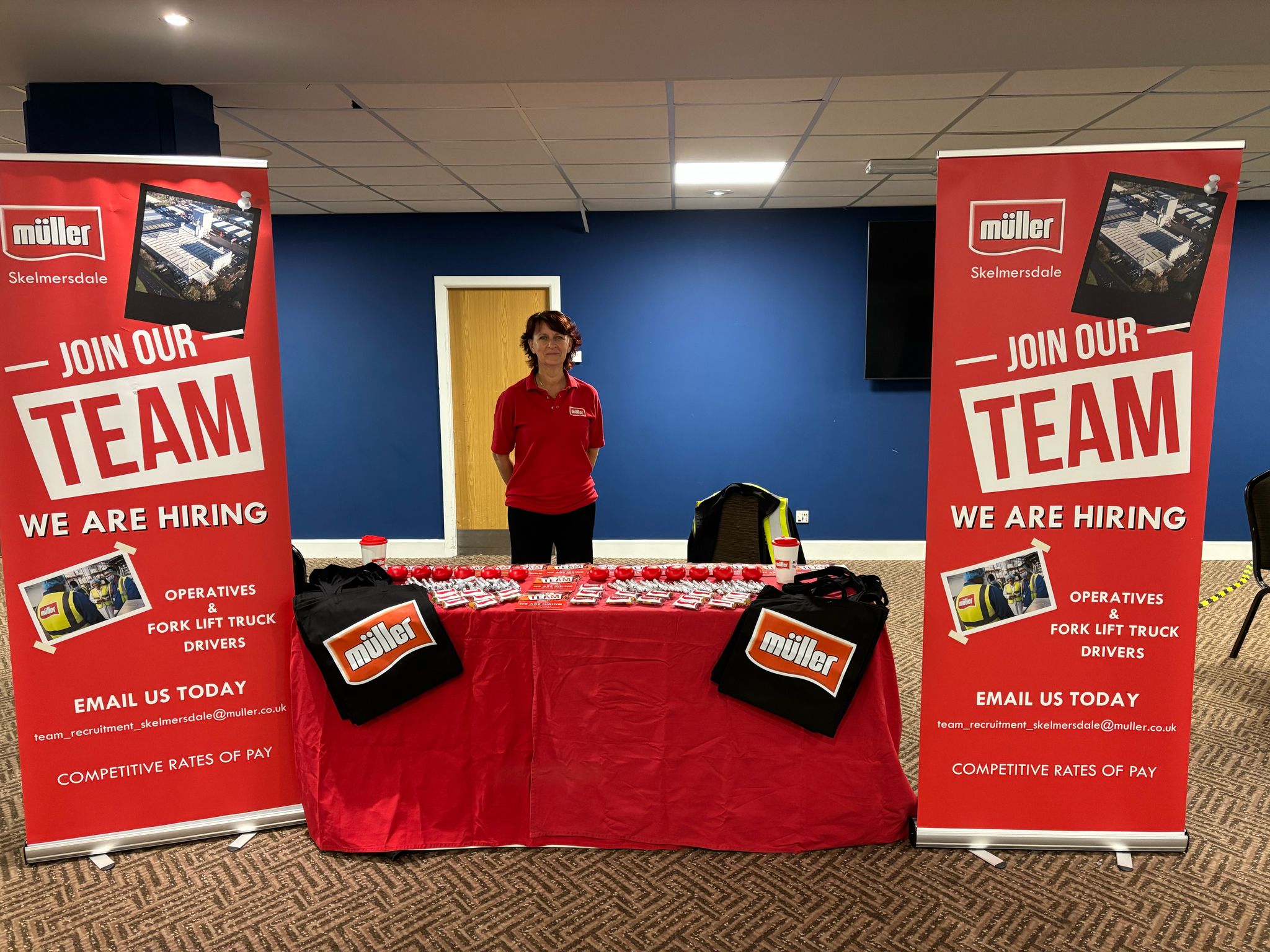 Muller at our event in Wigan
