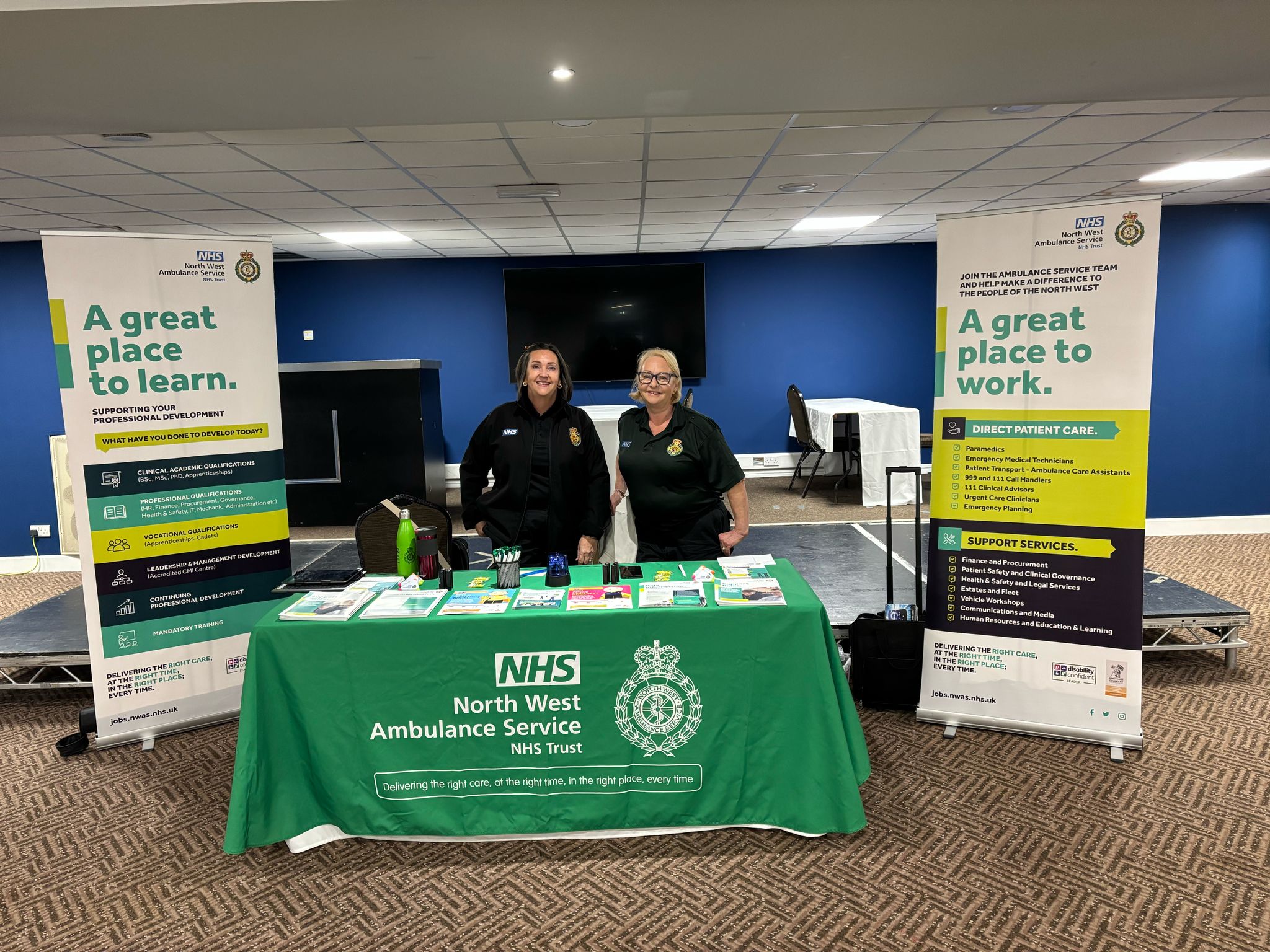 North West Ambulance Service NHS Trust at our event in Wigan