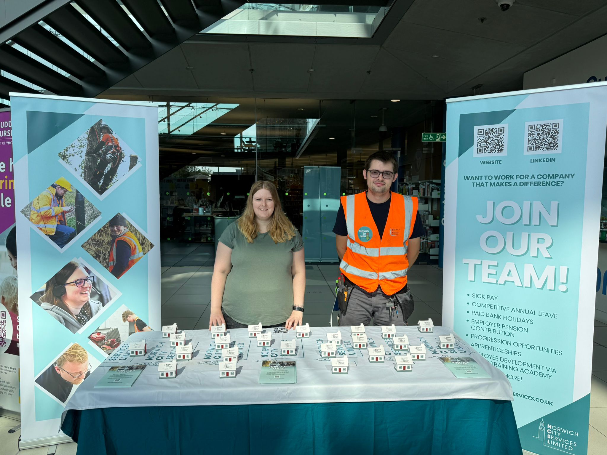 Norwich City Services at our event in Norwich