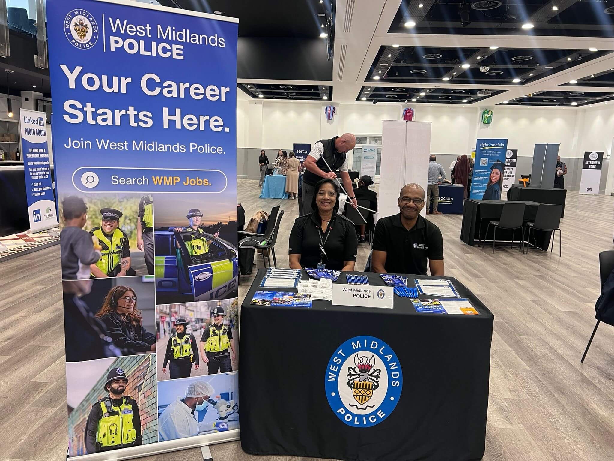 West Midlands Police at our event in Birmingham