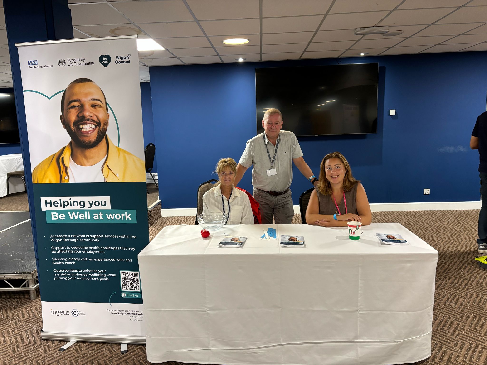 Workwell at our event in Wigan