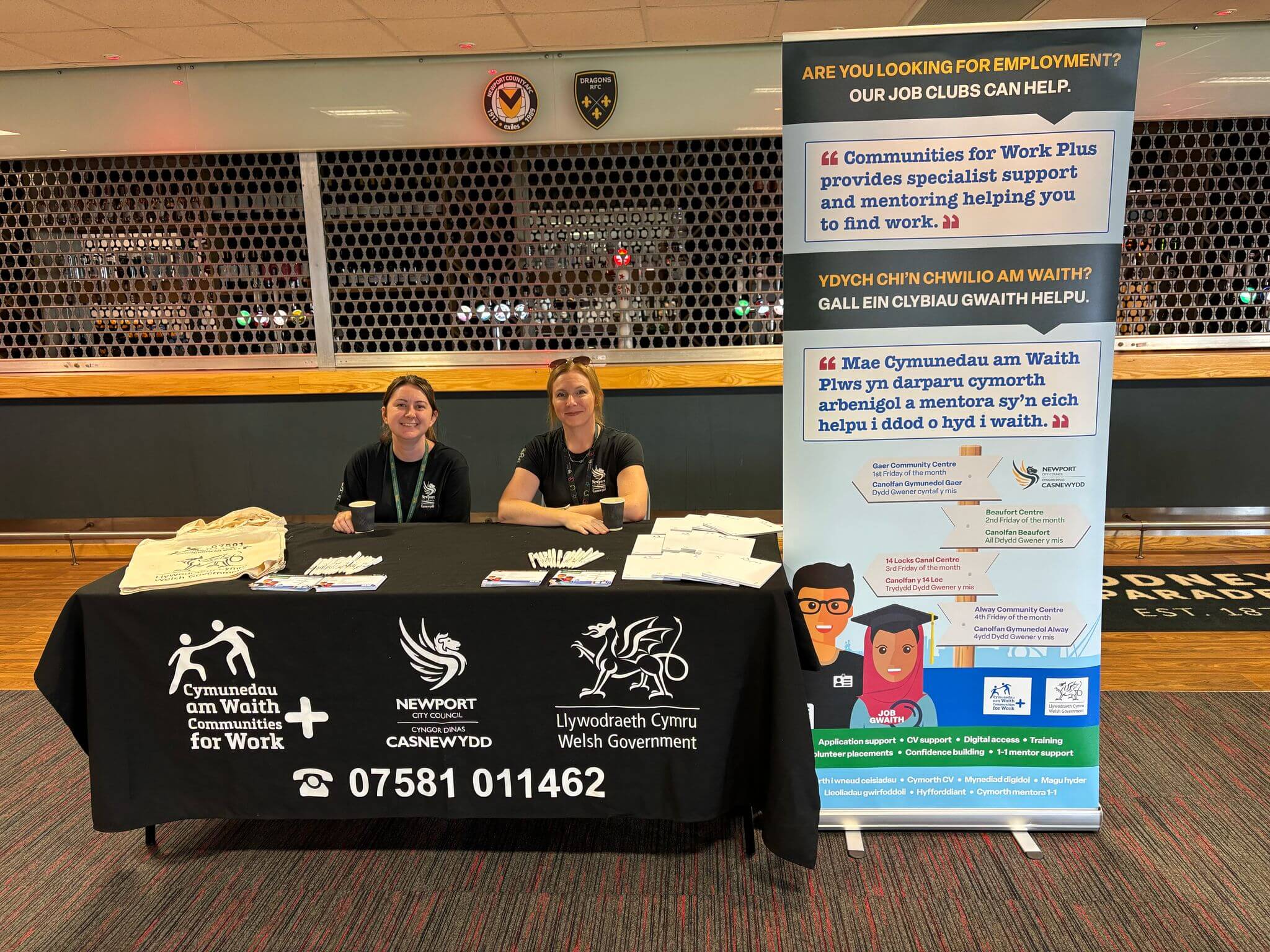 Newport City Council at our event in Newport