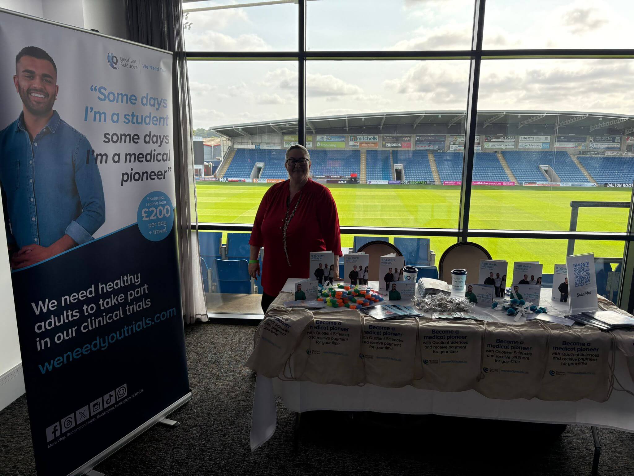 Quotient Sciences at our event in Chesterfield