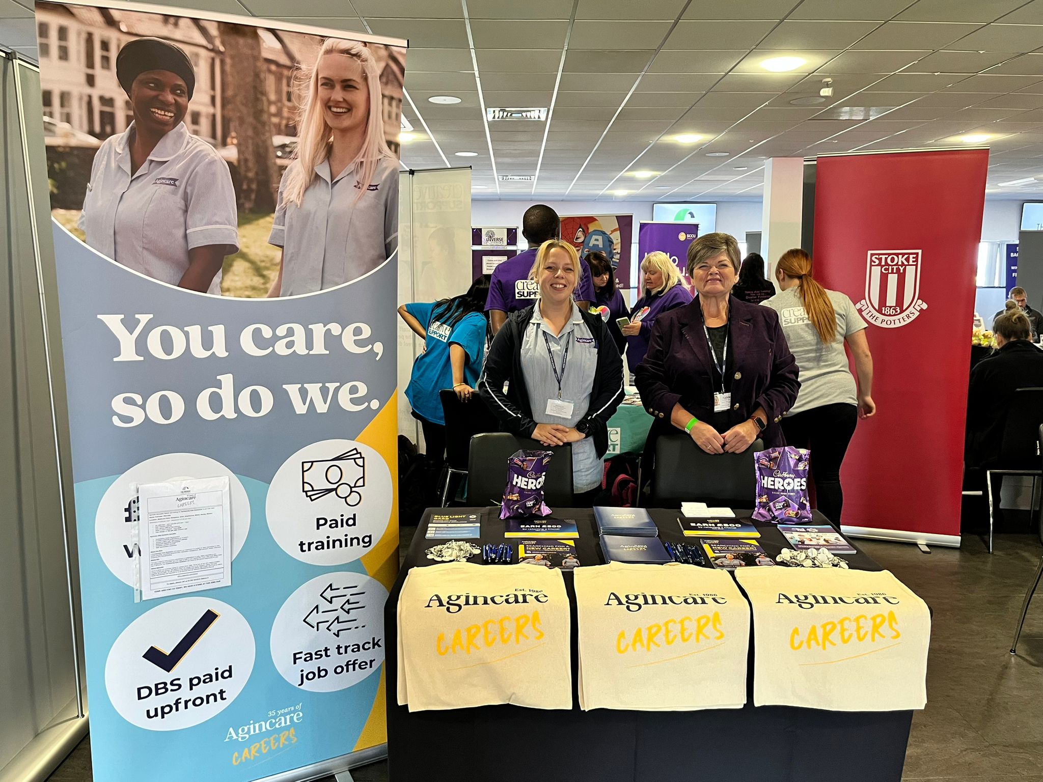 Agincare at our event in Stoke-on-Trent