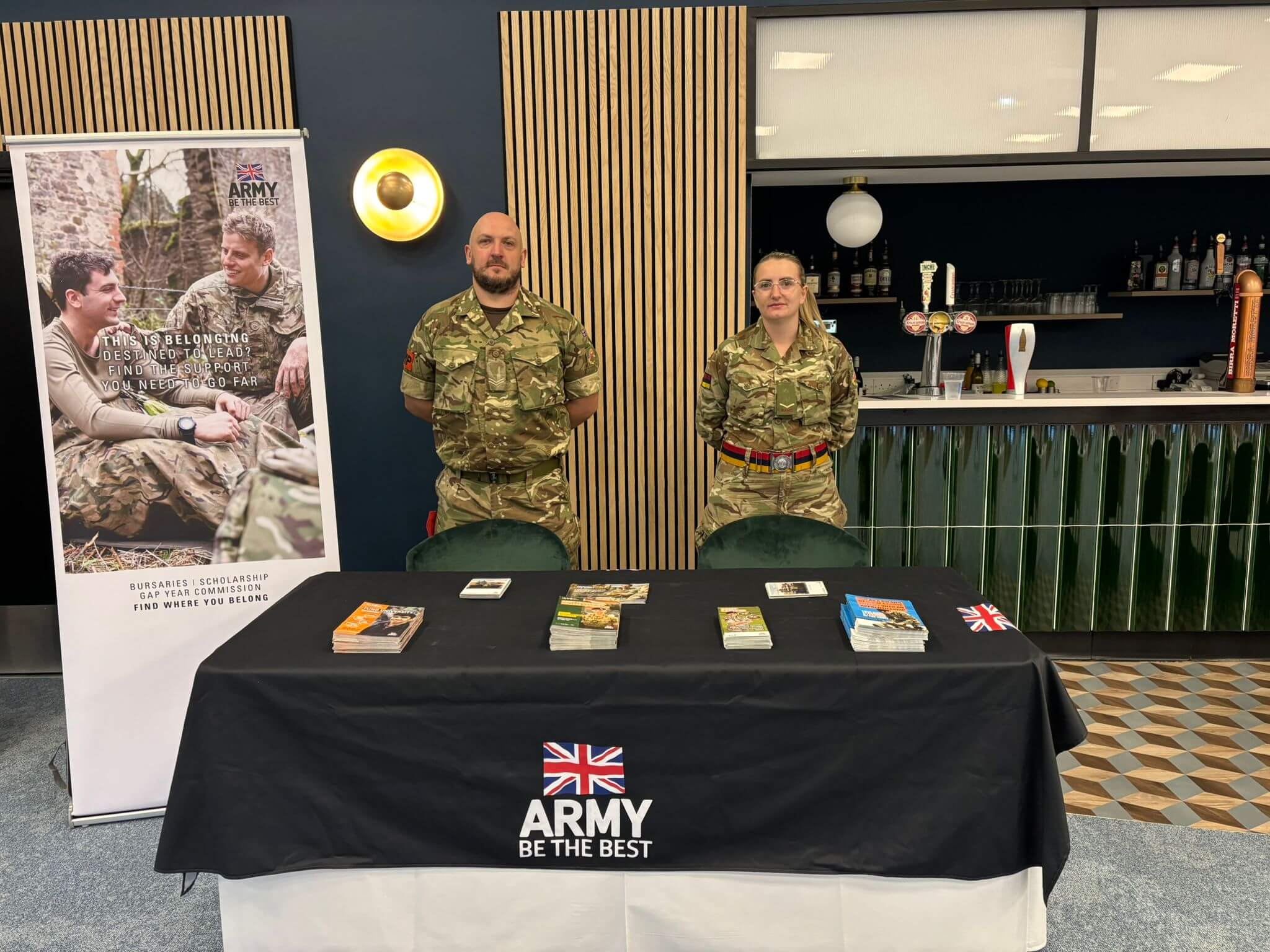 British Army at our event in Huddersfield
