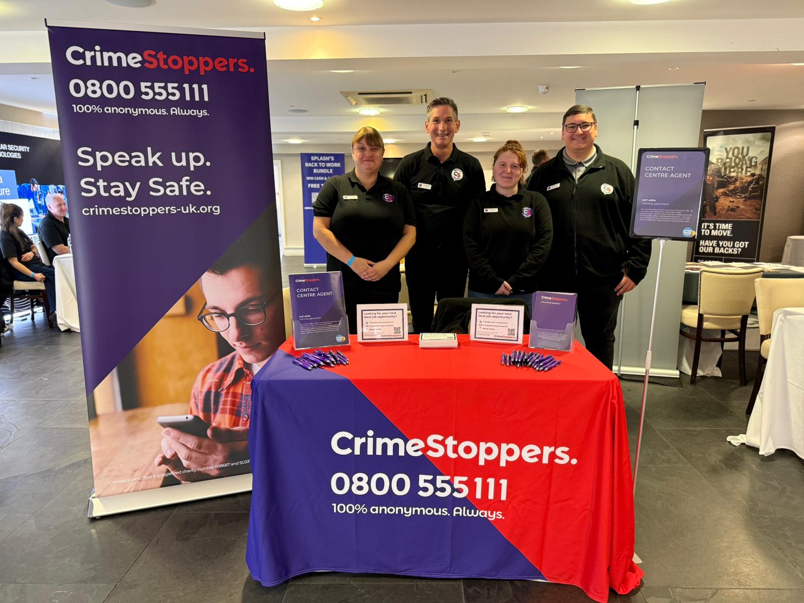 Crimestoppers at our event in London Croydon