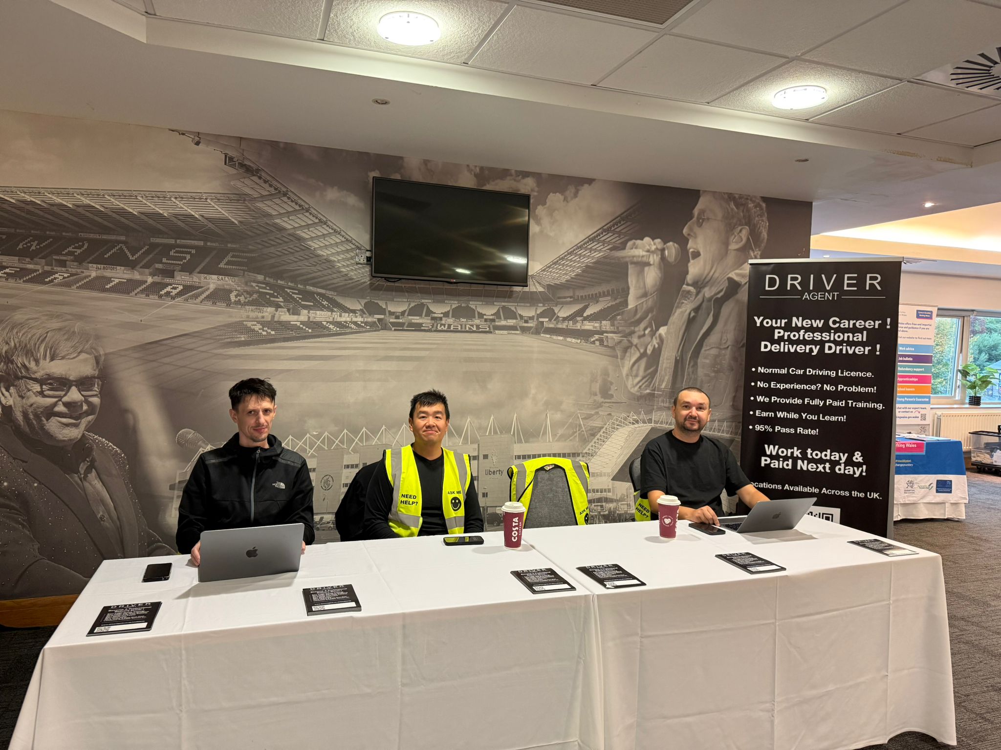 Driver Agent at our event in Swansea