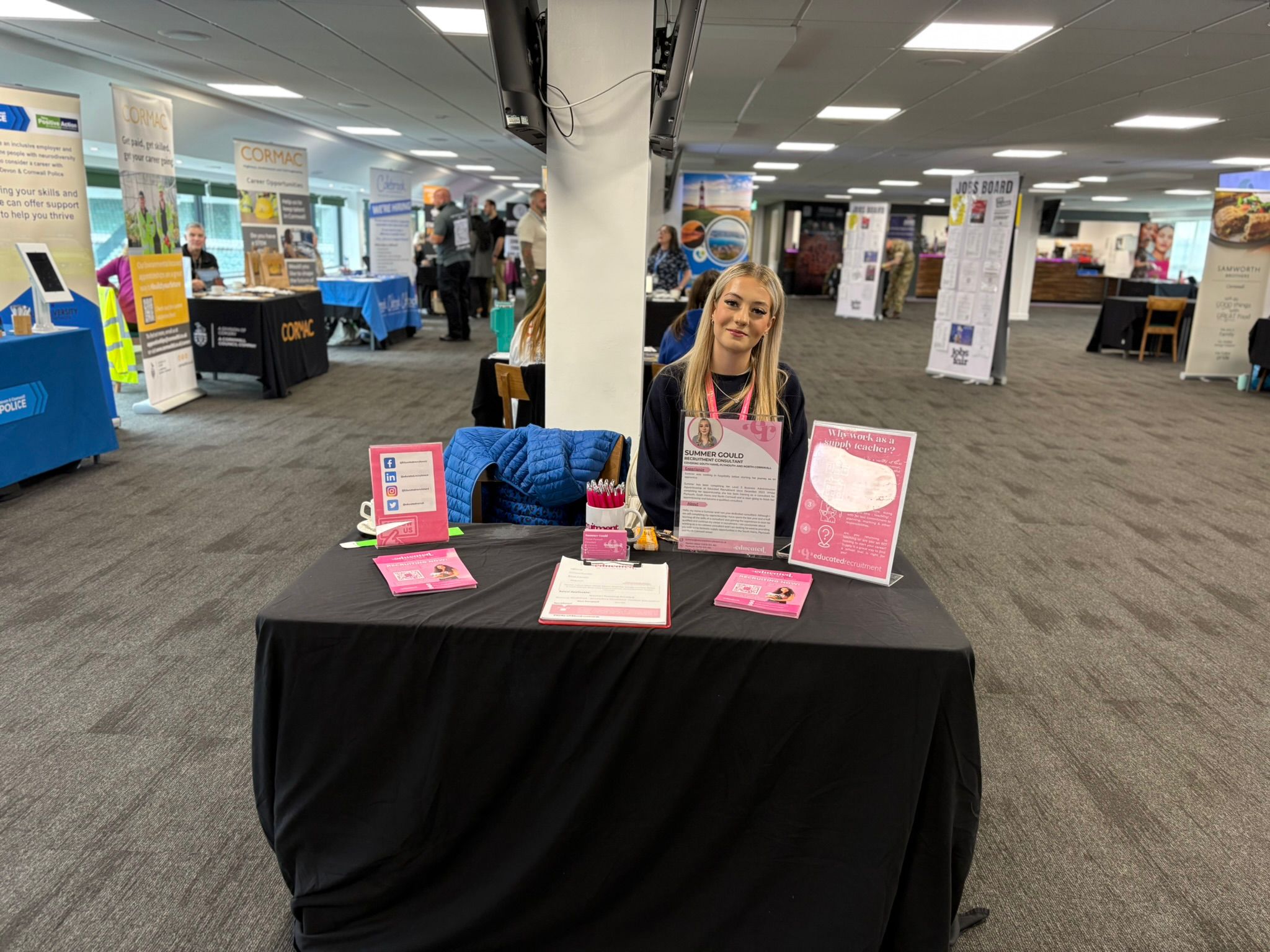 Educated Recruitment at our event in Plymouth