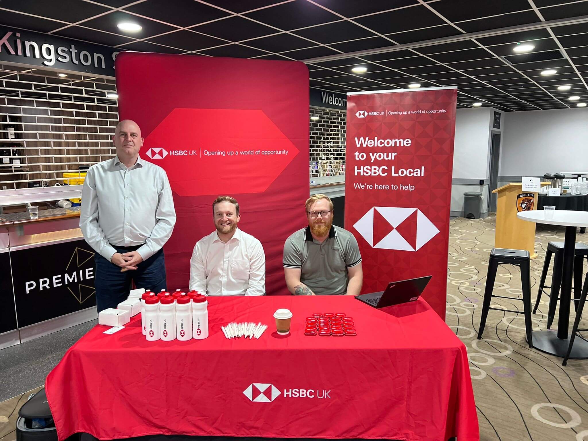 HSBC at our event in Hull