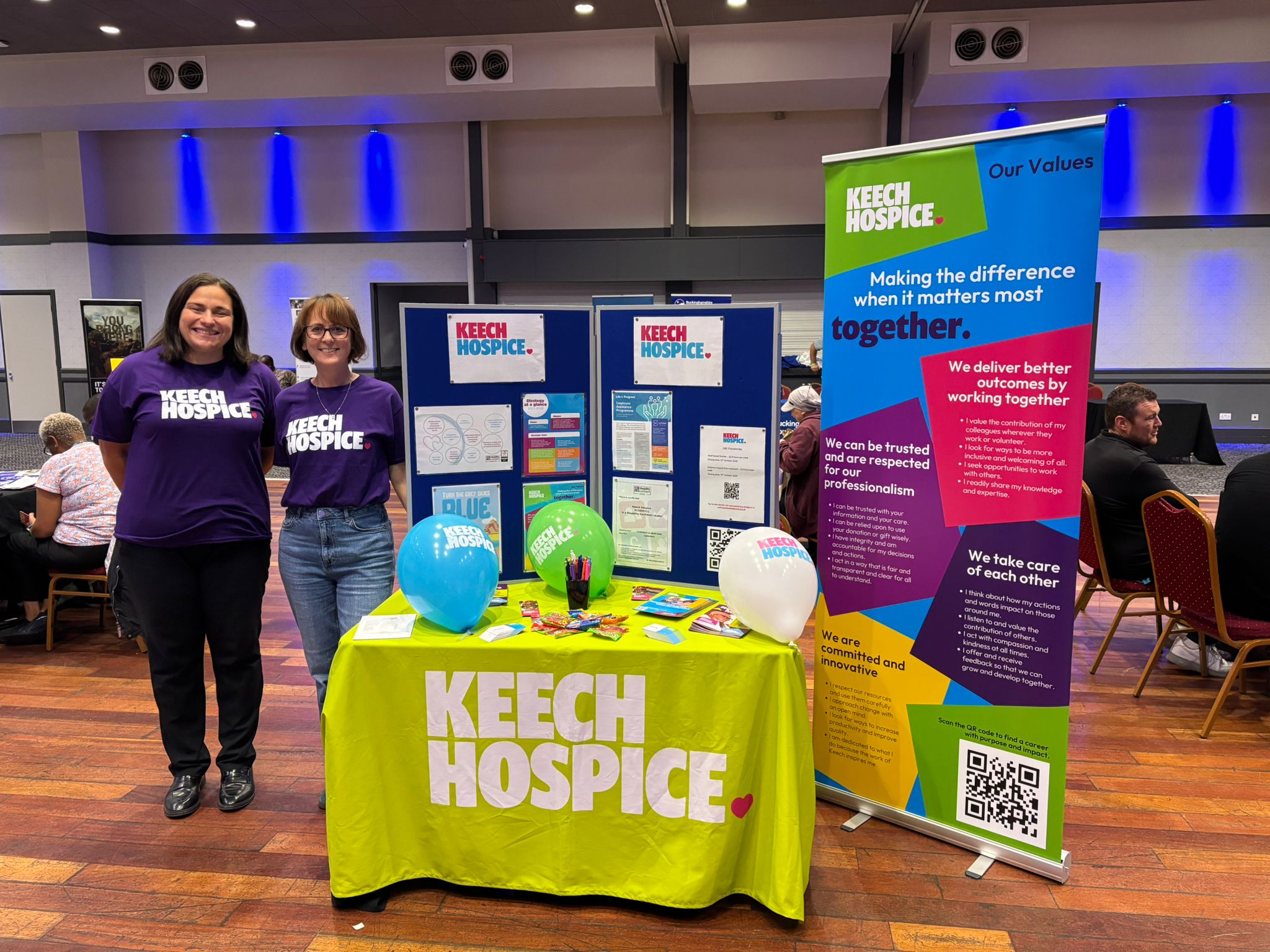 Keech Hospice at our event in Luton