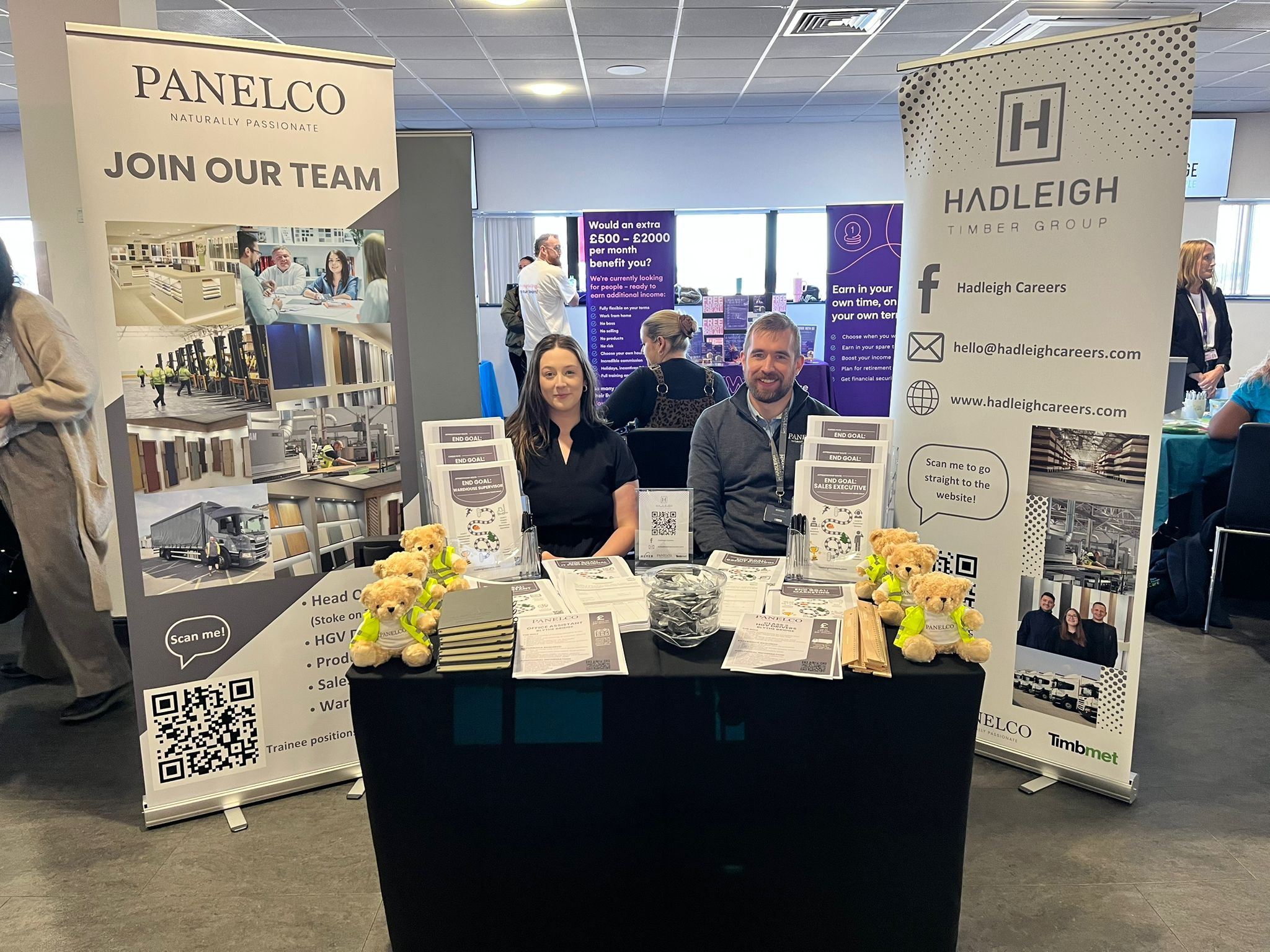 Panelco/Meyer Timber at our event in Stoke-on-Trent