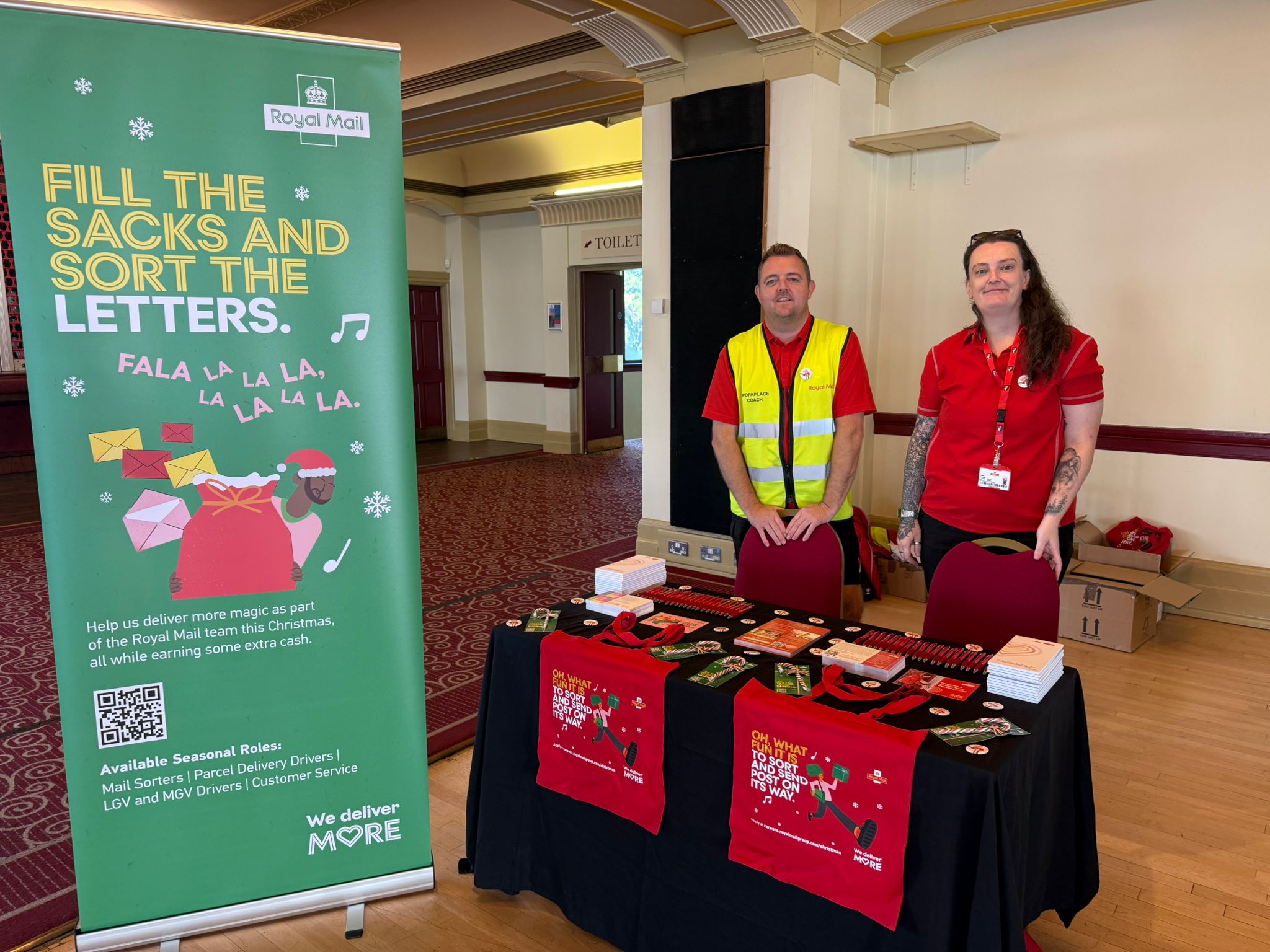 Royal Mail at our event in Bournemouth