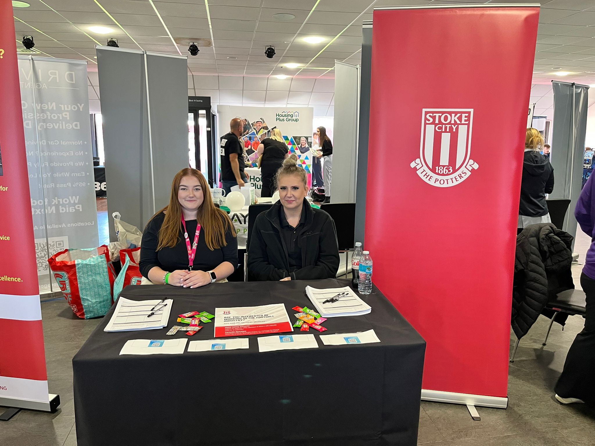 Stoke City Football Club at our event in Stoke-on-Trent