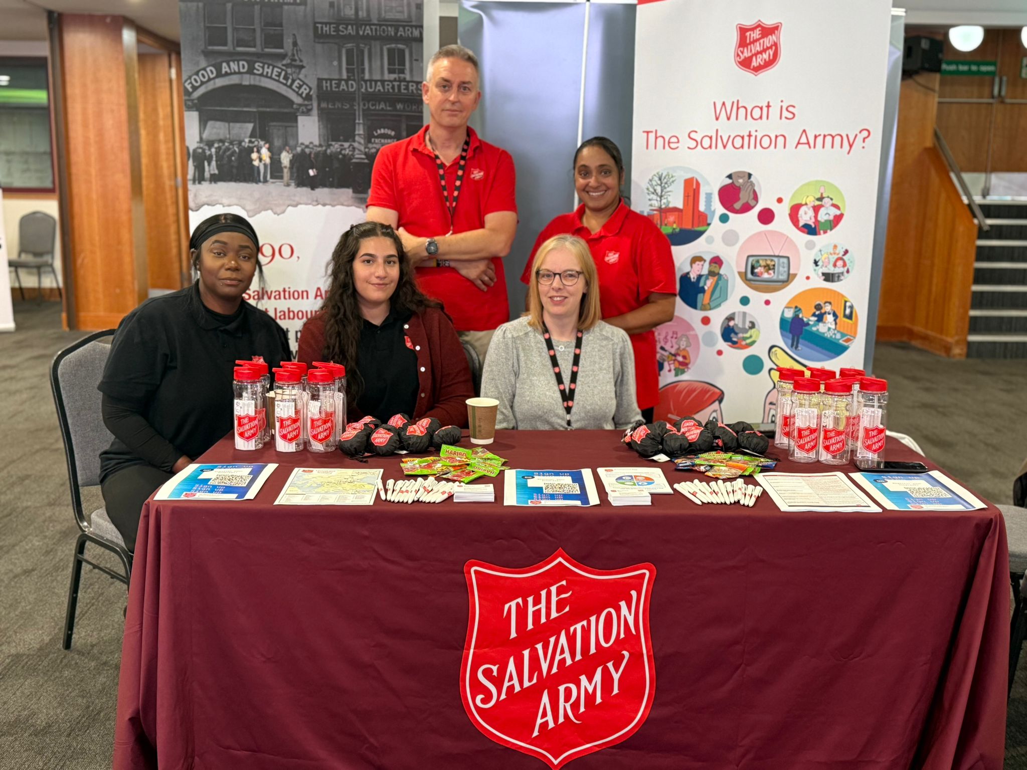 The Salvation Army at our event in Edinburgh