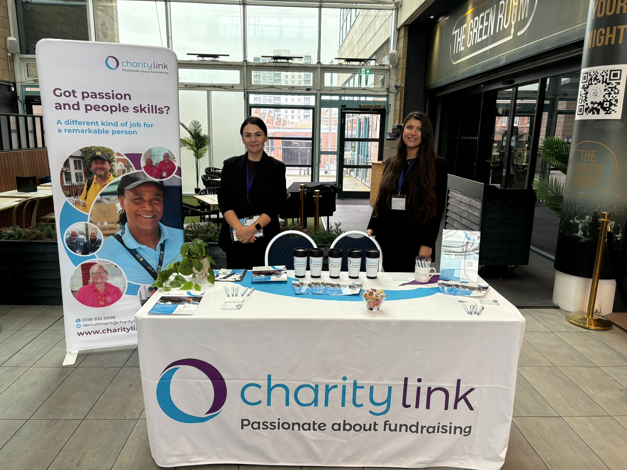 Charity Link at our event in Nottingham